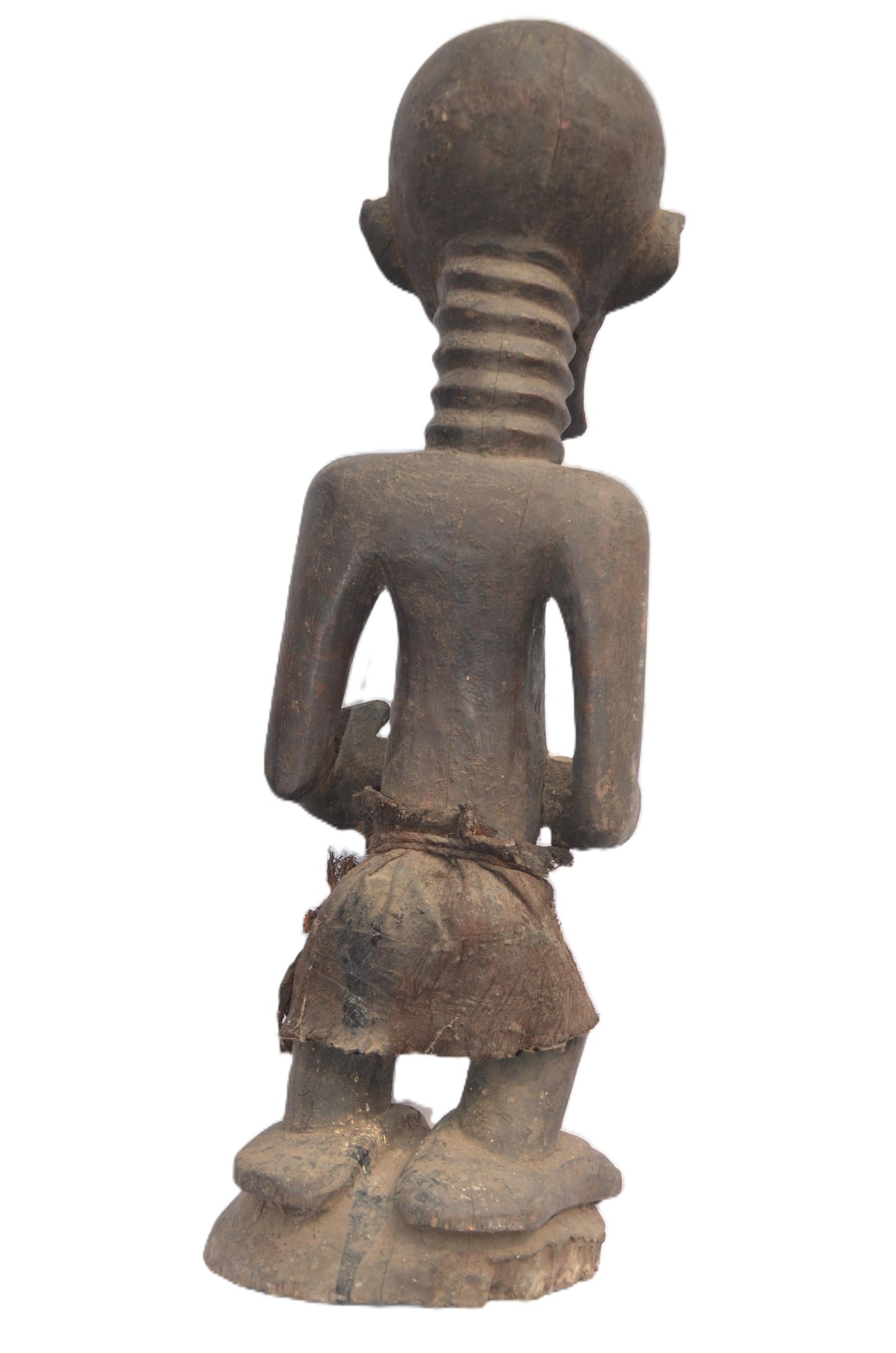 Large Songye Statue – 29" Hand-Carved Wood Sculpture – Congo Ancestor Figure Art