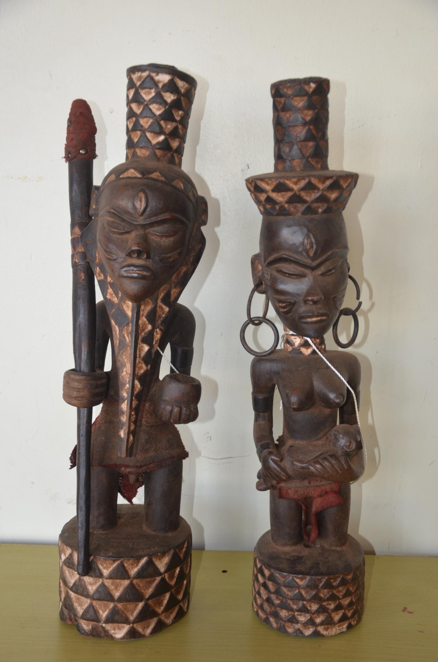 Yoruba Ere Ibeji Twin Figure | African Wood Sculpture | Nigerian Tribal Statue