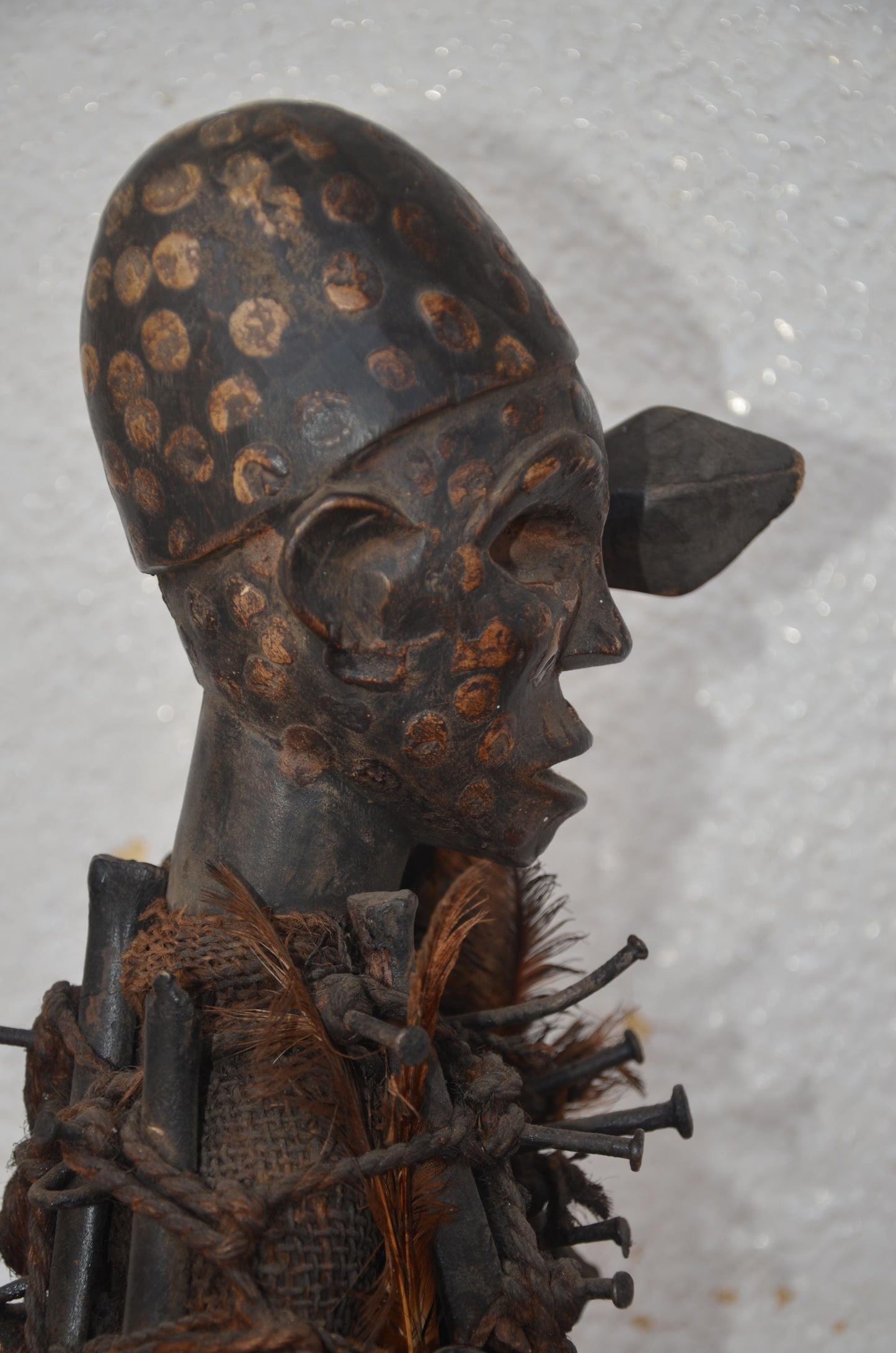 Songye Nkisi Power Figure | African Wood Sculpture | Congo Tribal Statue