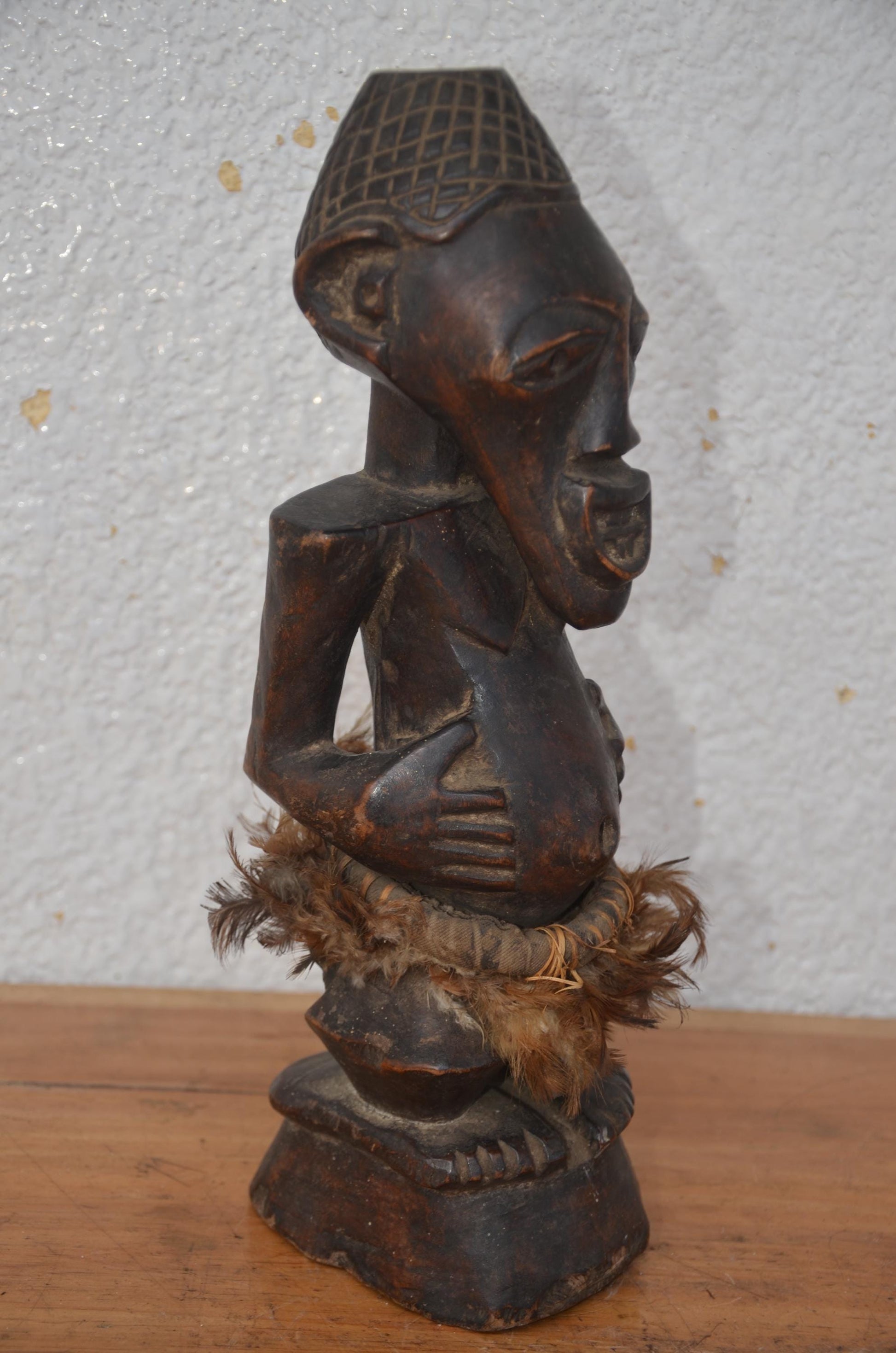 Songye Nkisi Fetish Figure | African Tribal Sculpture | Congo Wood Statue