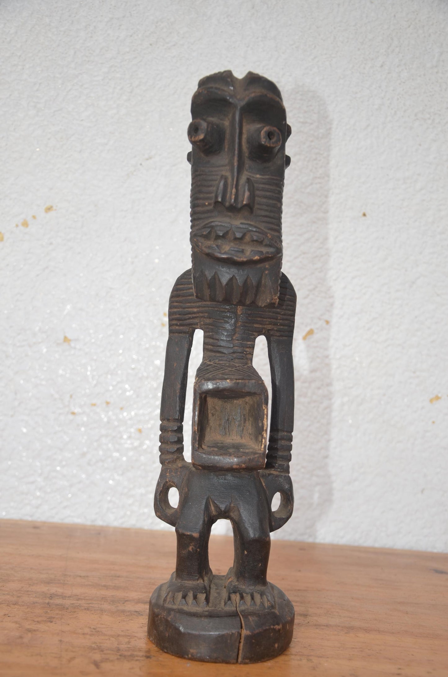 Songye Nkisi Congo Statue | African Power Figure | Tribal Wood Sculpture
