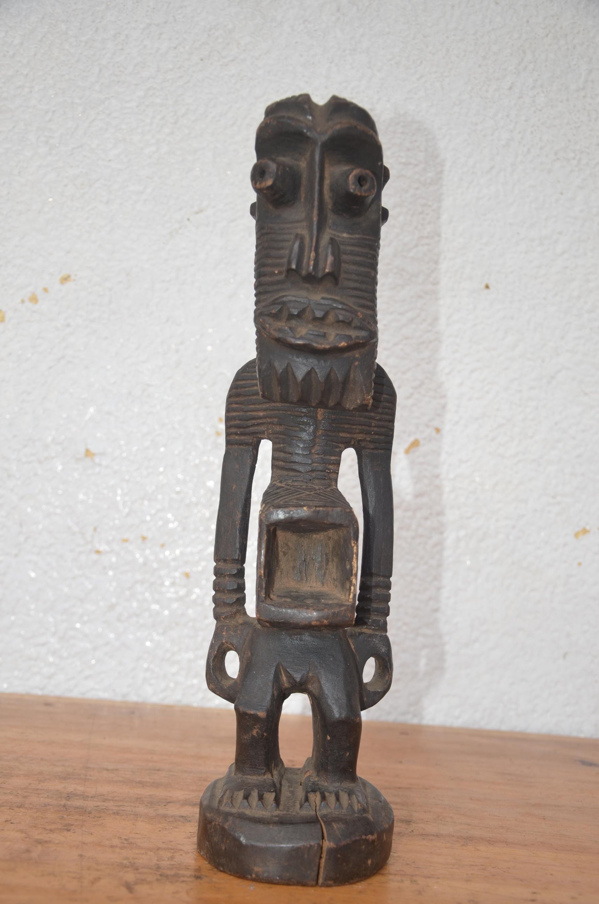 Songye Nkisi Congo Statue | African Power Figure | Tribal Wood Sculpture