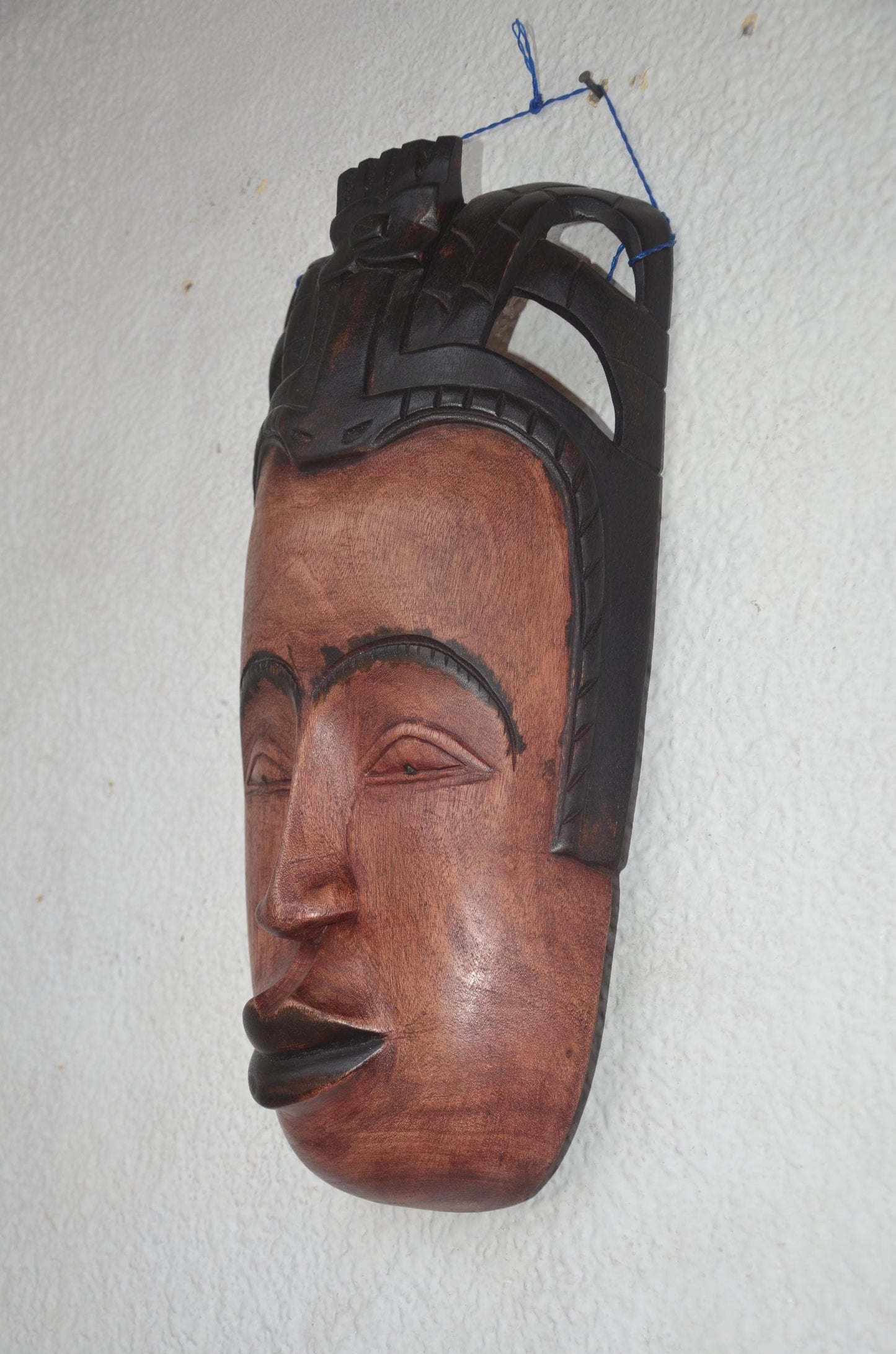 Basinga Kingdom King Crown | African Royal Headdress | Tribal Woven Art