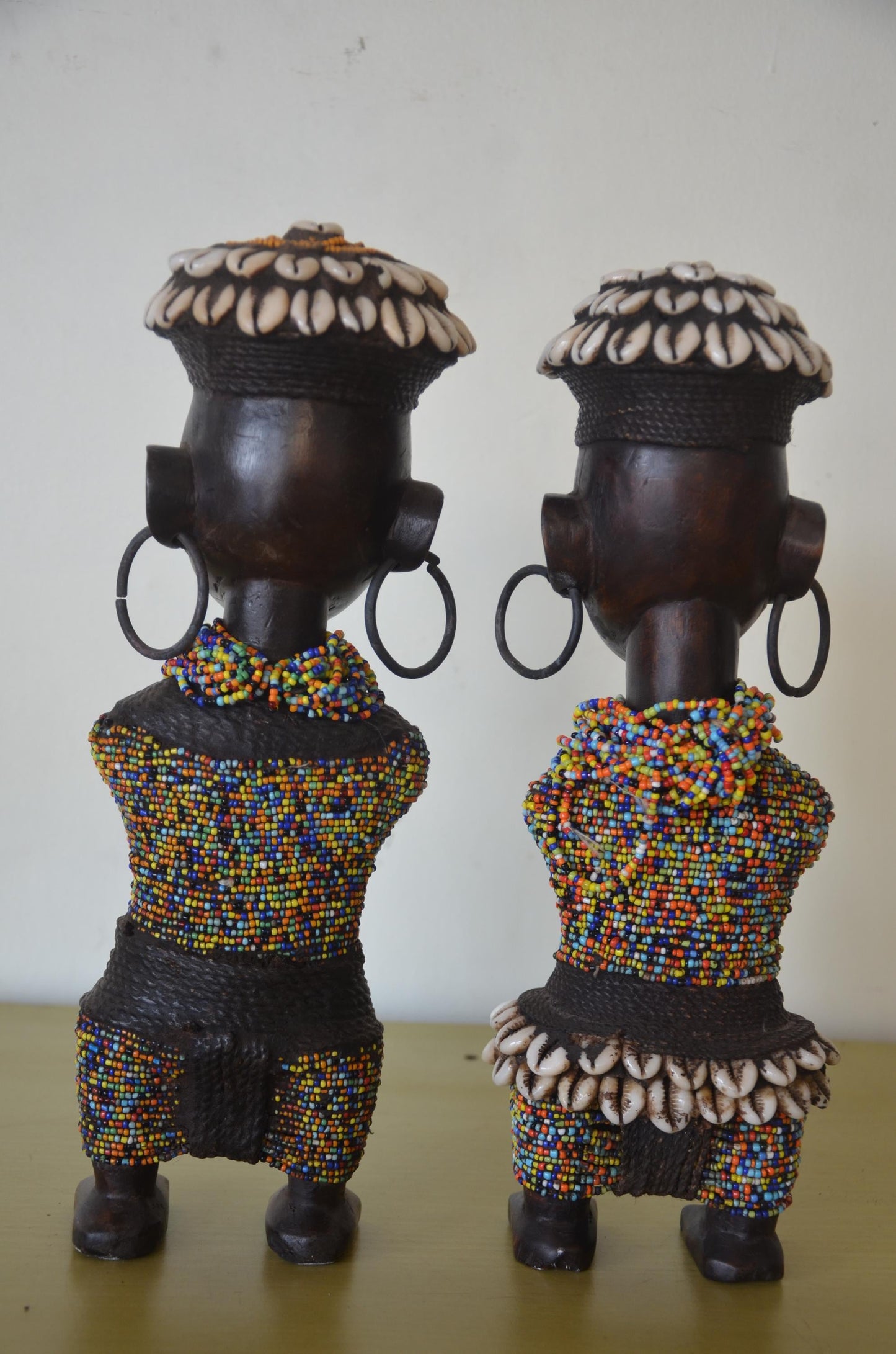 Namji Fertility Doll – 14" Hand-Carved Wood – Cameroon Dowayo Tribal Art