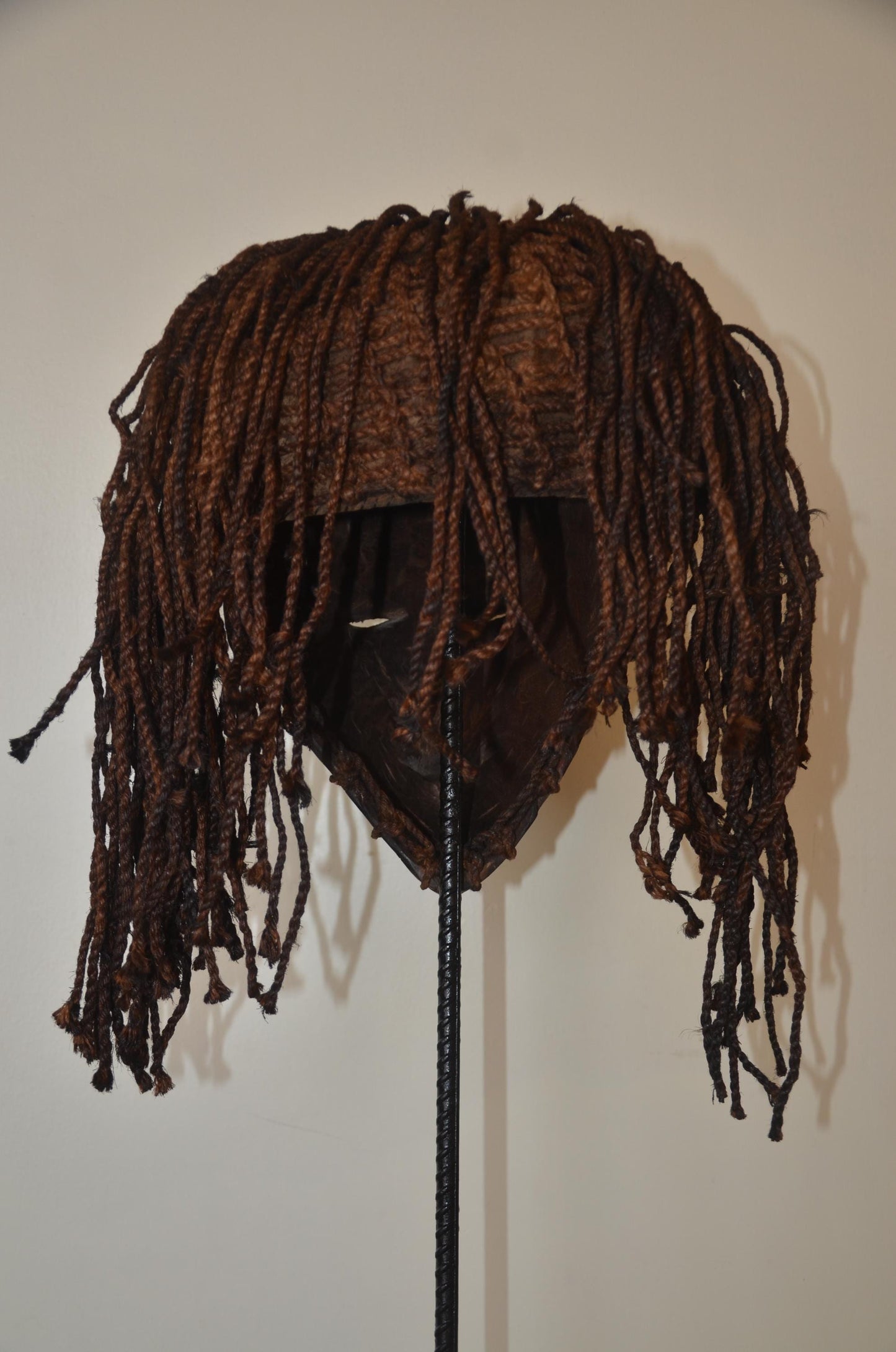 Chokwe Mwana Pwo Mask | Deep Carved Wood Wall Decor | Congo Maiden Spirit Art