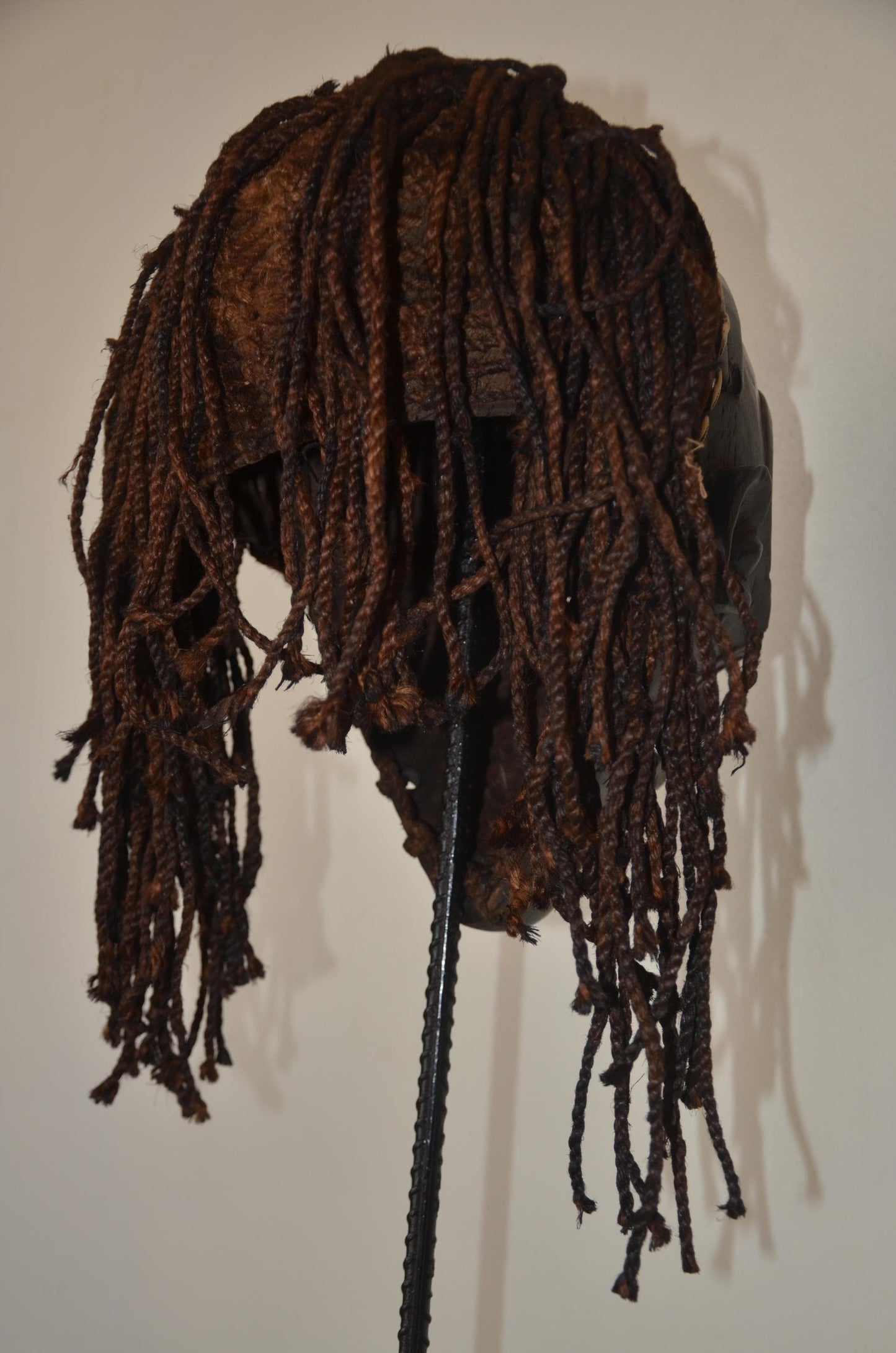 Chokwe Mwana Pwo Mask | Deep Carved Wood Wall Decor | Congo Maiden Spirit Art