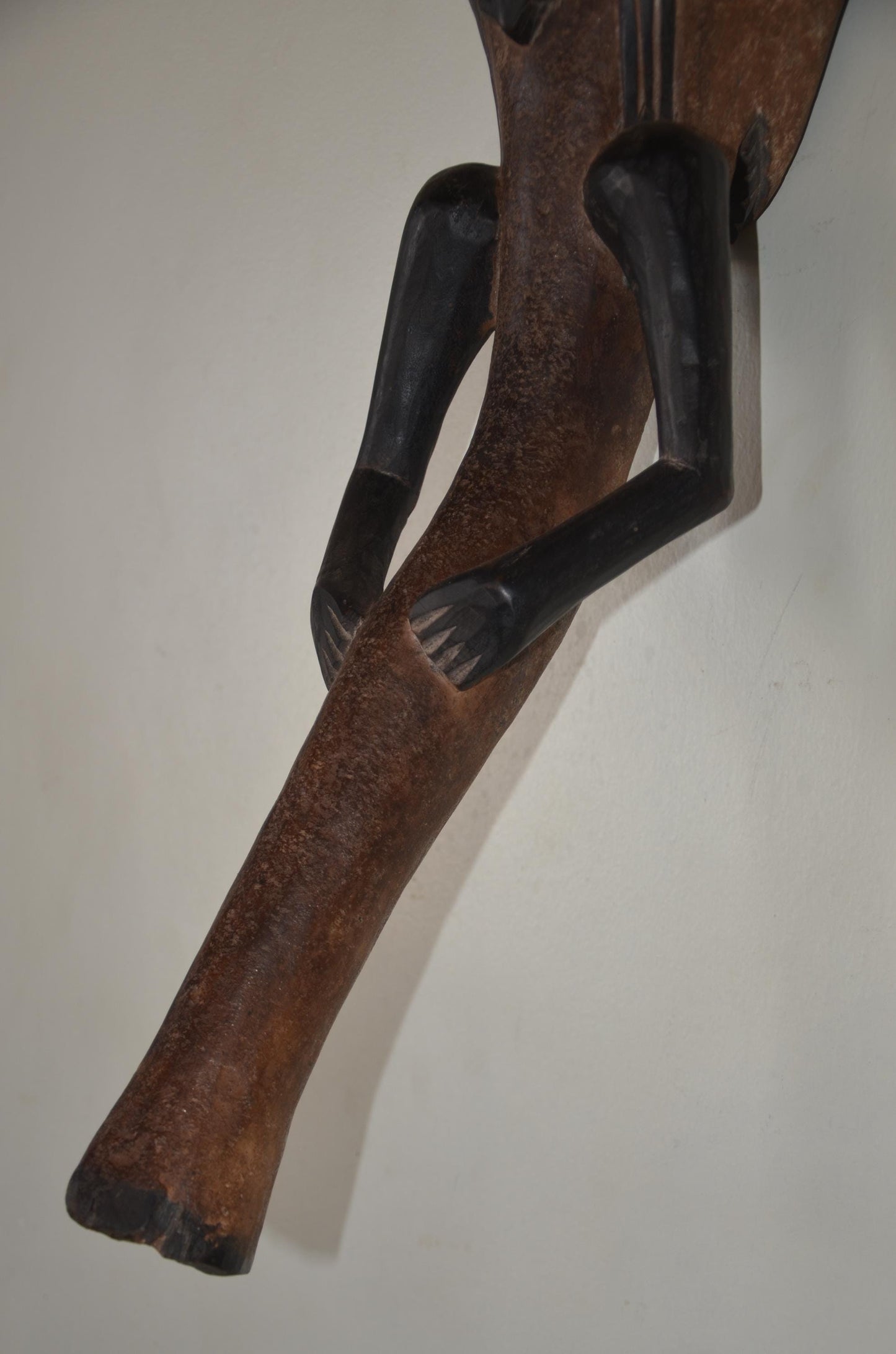 Senufo Elephant Mask | Hand-Carved Wood Wall Decor | Ivory Coast Zoomorphic Art
