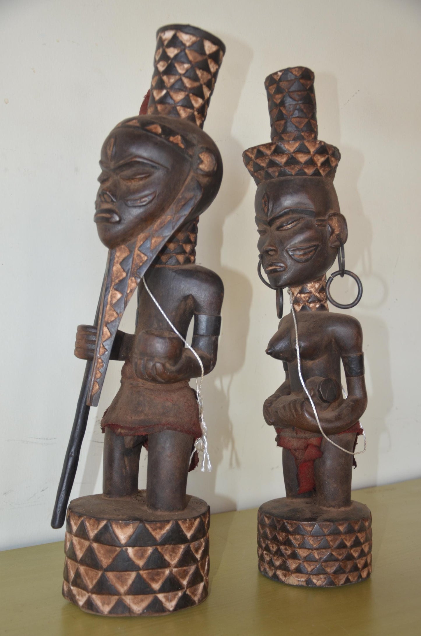 Yoruba Ere Ibeji Twin Figure | African Wood Sculpture | Nigerian Tribal Statue