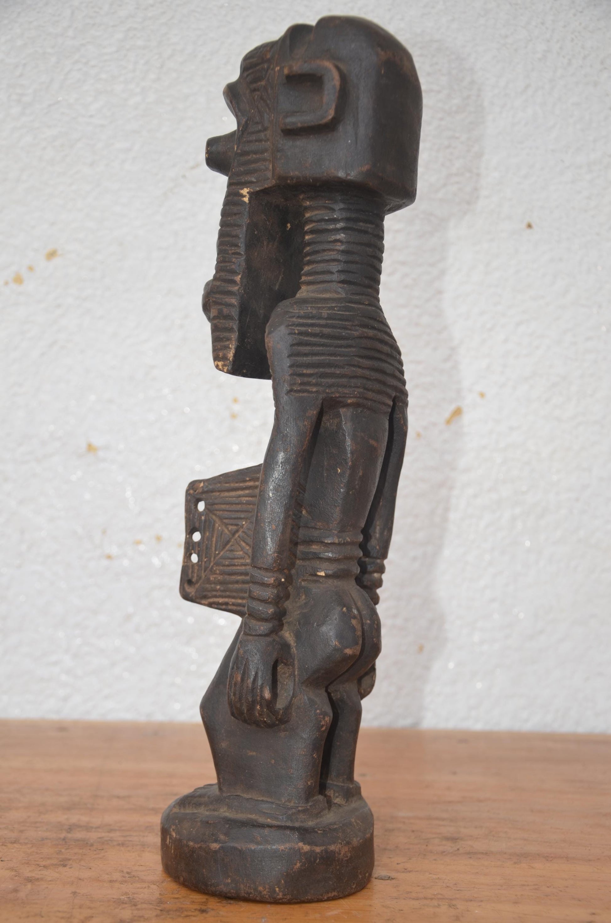Songye Nkisi Congo Statue | African Power Figure | Tribal Wood Sculpture