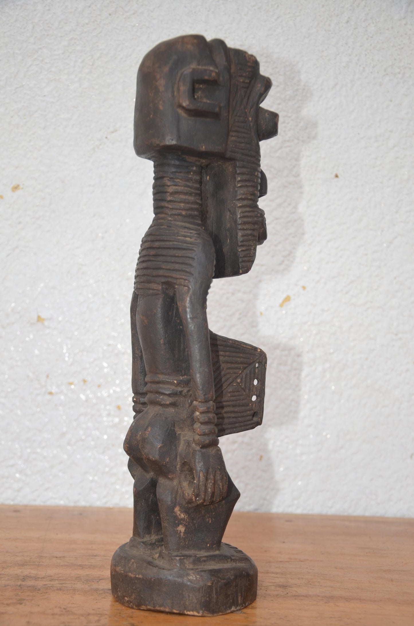 Songye Nkisi Congo Statue | African Power Figure | Tribal Wood Sculpture