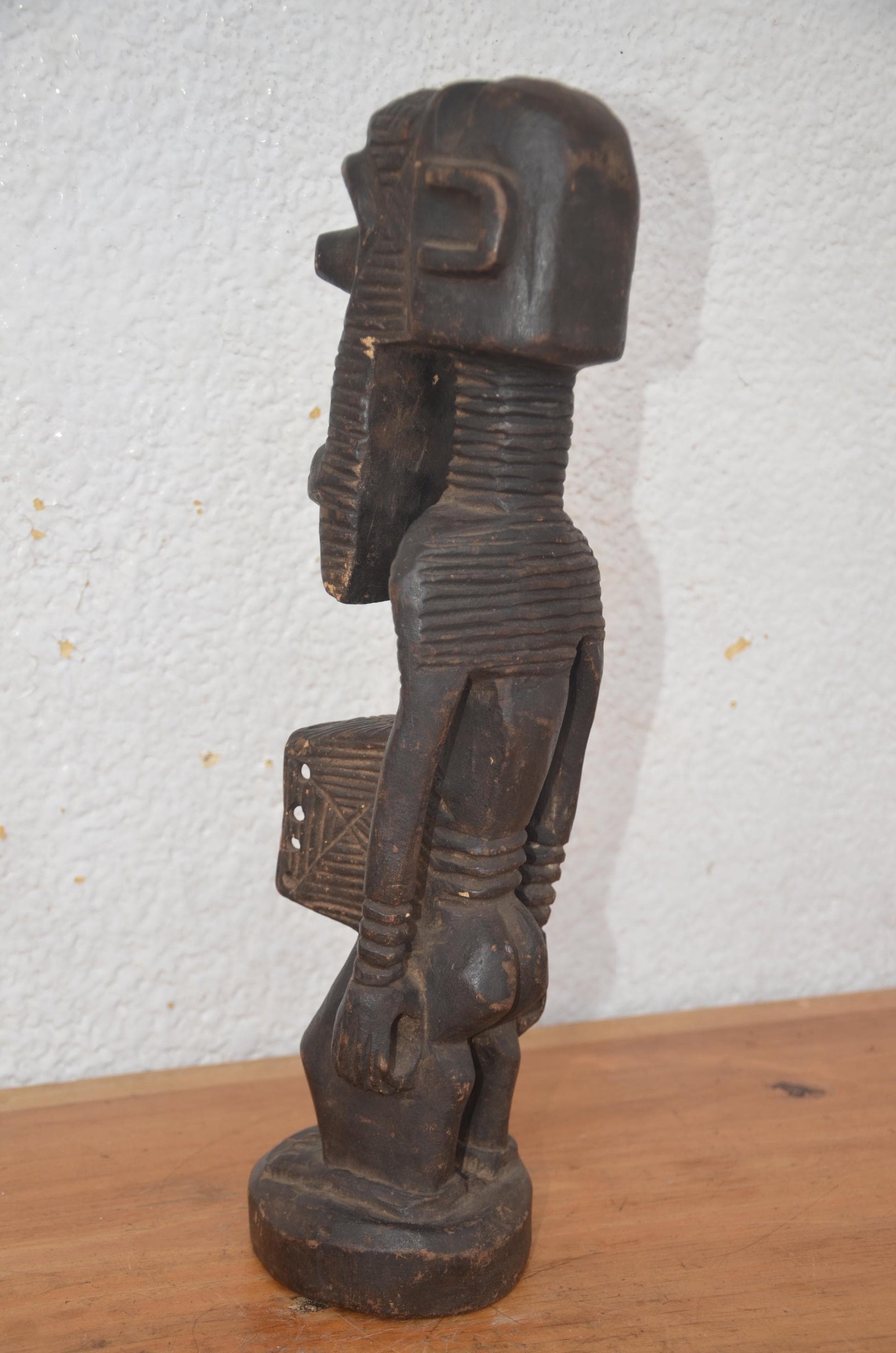 Songye Nkisi Congo Statue | African Power Figure | Tribal Wood Sculpture