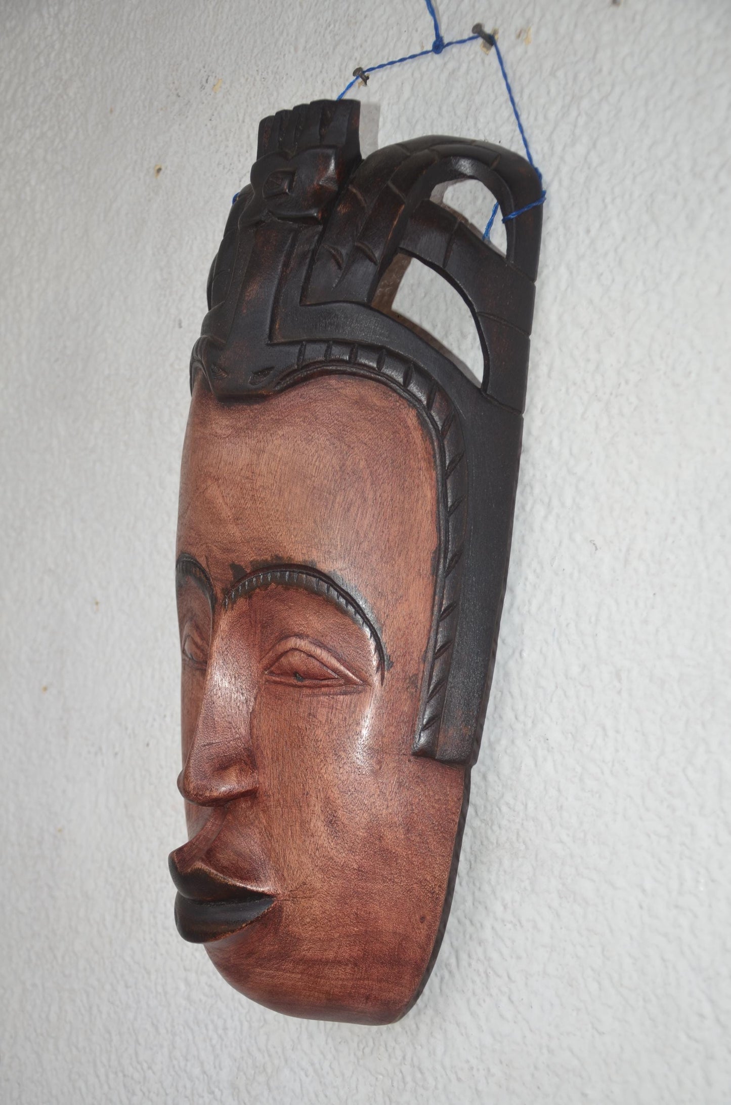 Basinga Kingdom King Crown | African Royal Headdress | Tribal Woven Art