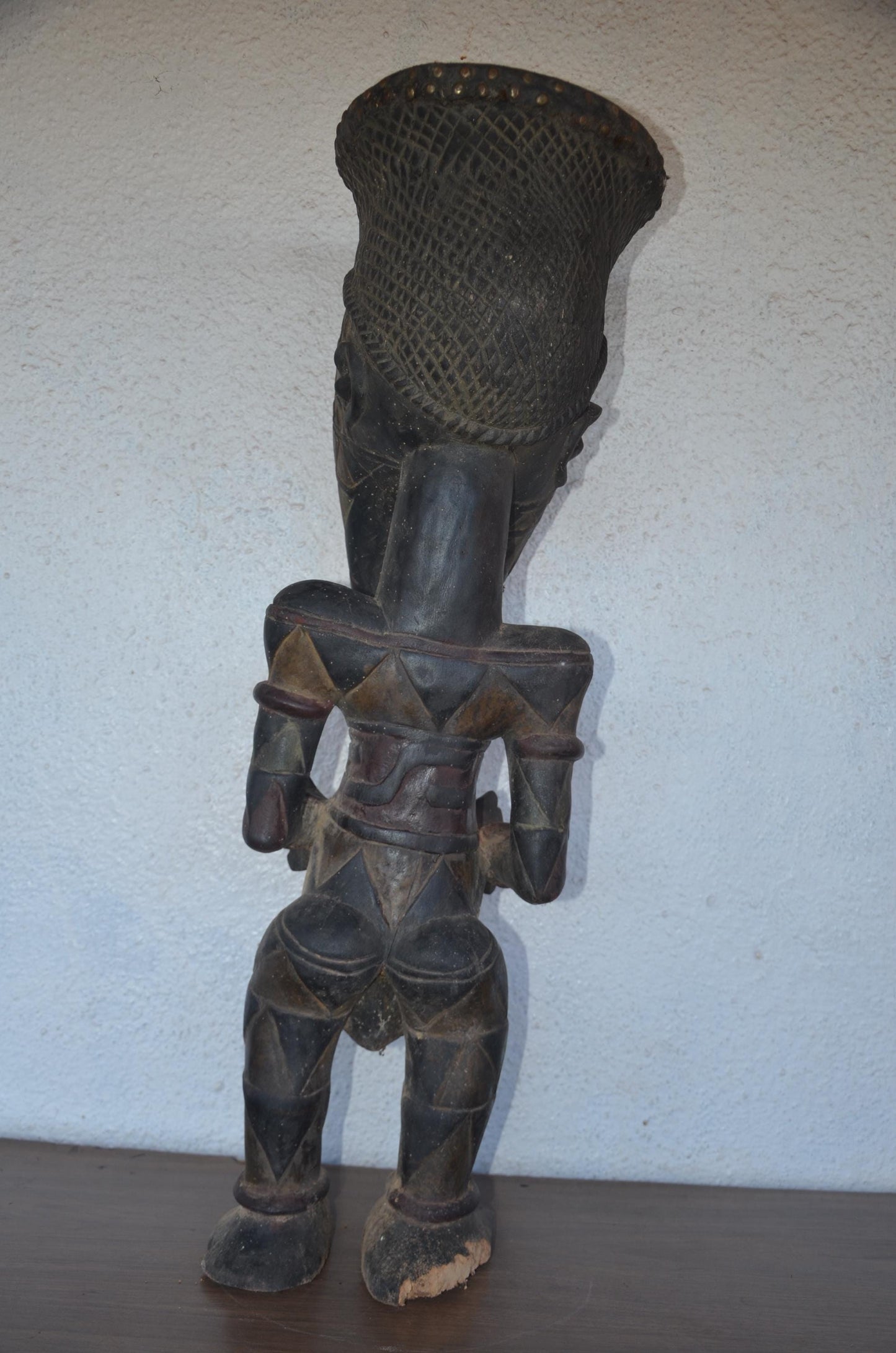 Songye Nkisi Power Figure DRC | African Wood Sculpture | Congo Tribal Statue