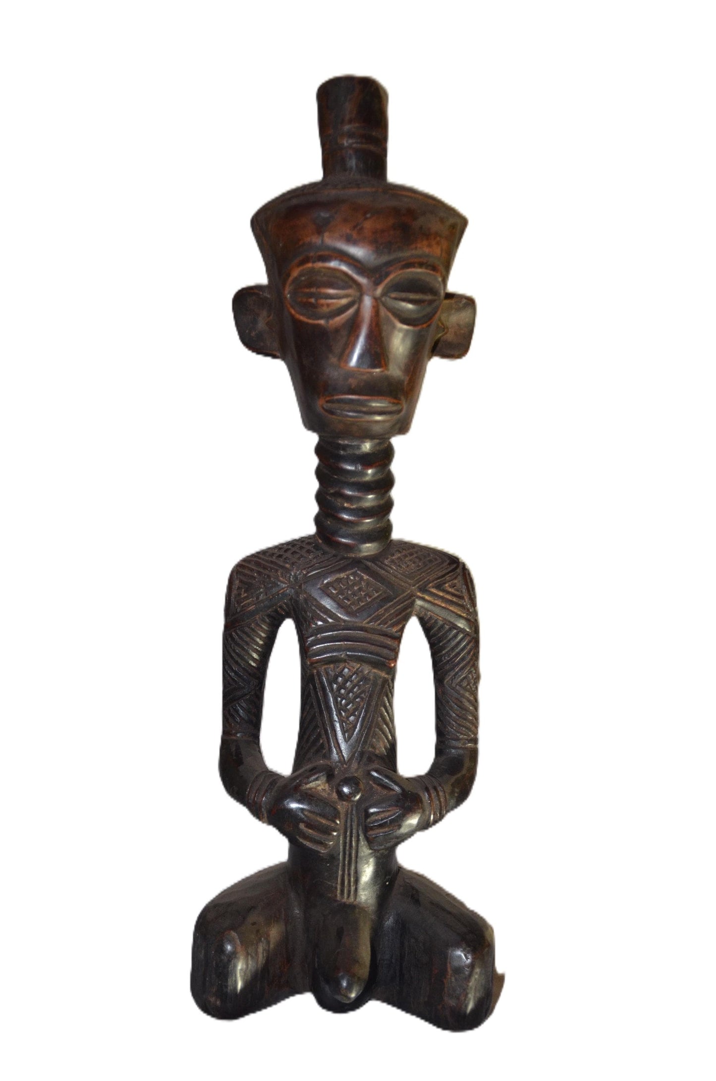 Ndengese Ancestral Figure DRC | African Wood Sculpture | Congo Tribal Statue