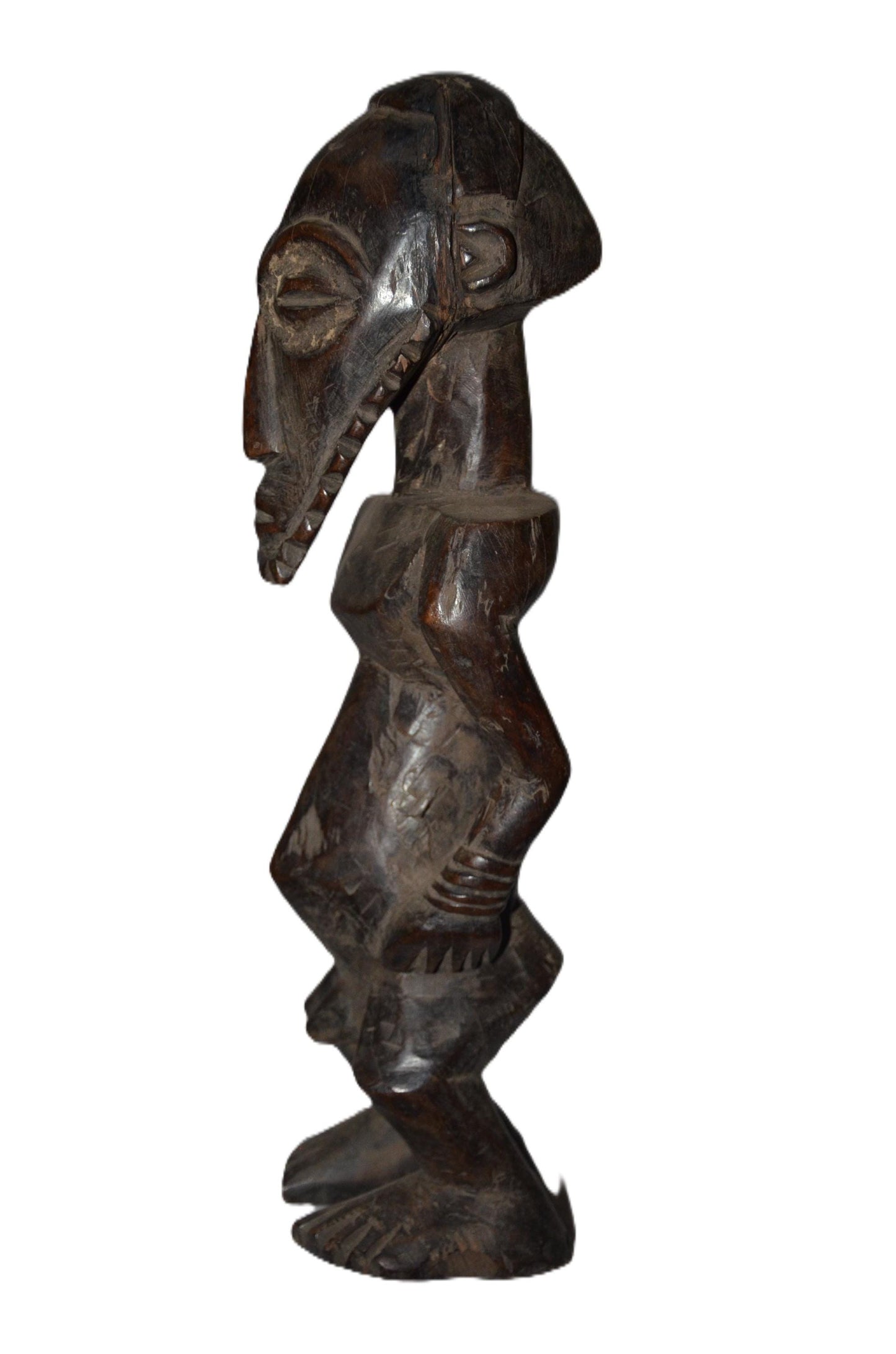 Lega Iginga Ancestor Figure DRC | African Wood Sculpture | Congo Tribal Statue