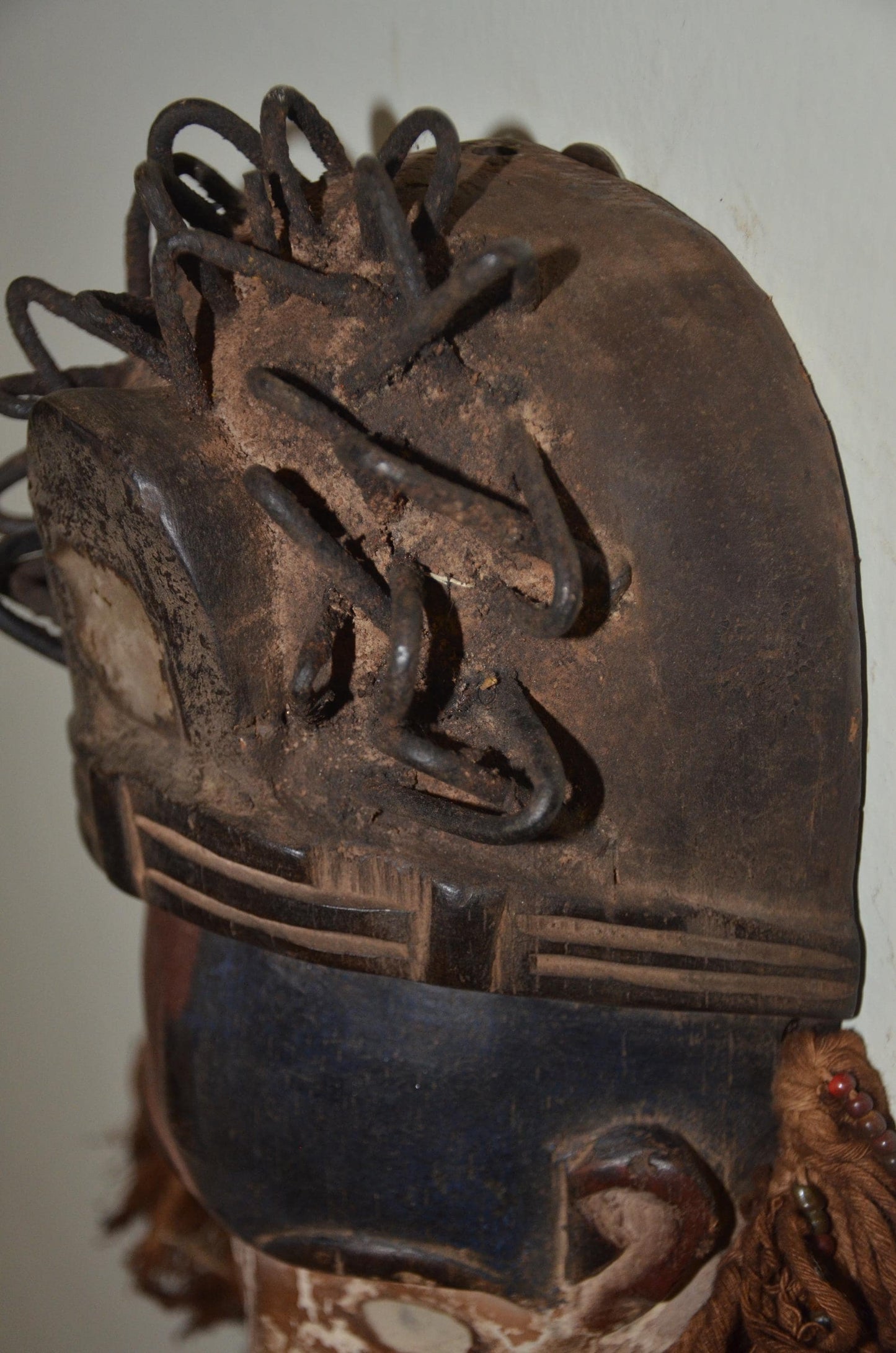 Chokwe Mwana Pwo Mask – 13" Hand-Carved Wood – Congo Tribal Feminine Art