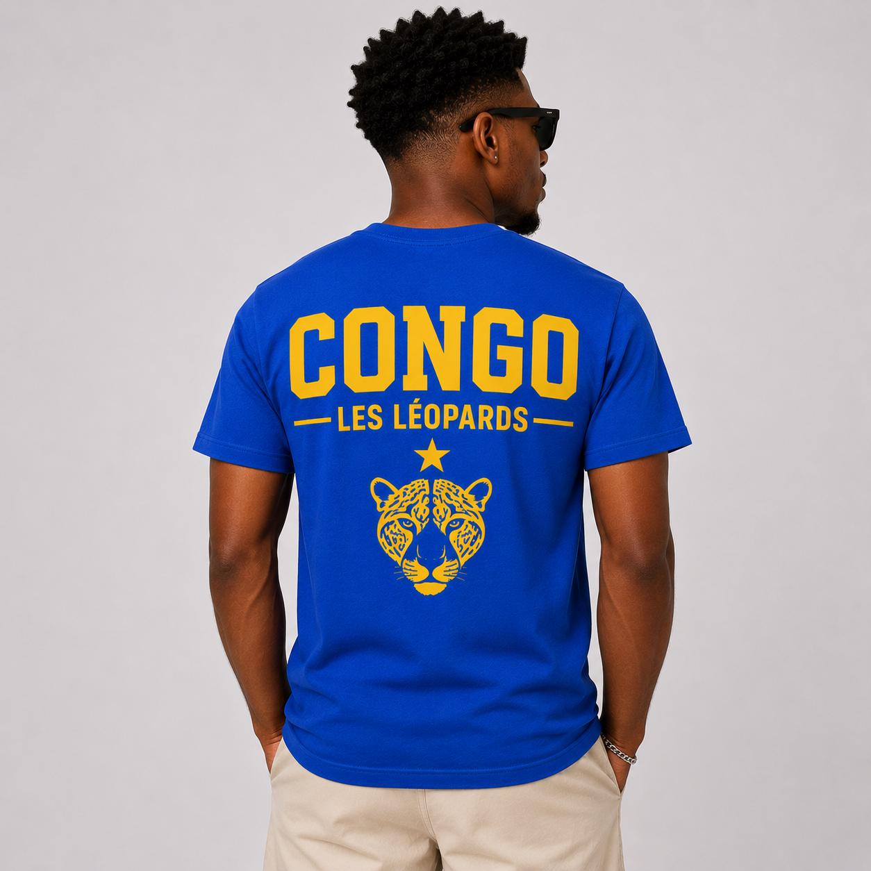 DR Congo Football Shirt Hat Set | Les Léopards Fan Apparel Bundle