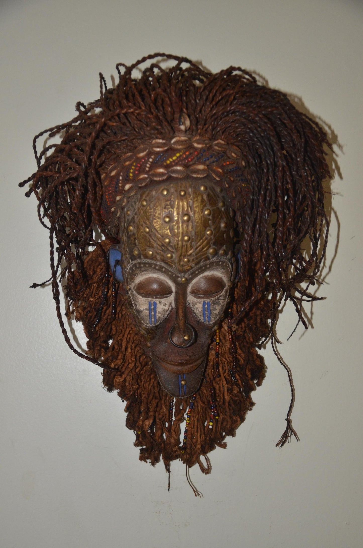 Chokwe Mwana Pwo Mask | Authentic African Ritual Art | Hand-Carved Congolese Portrait