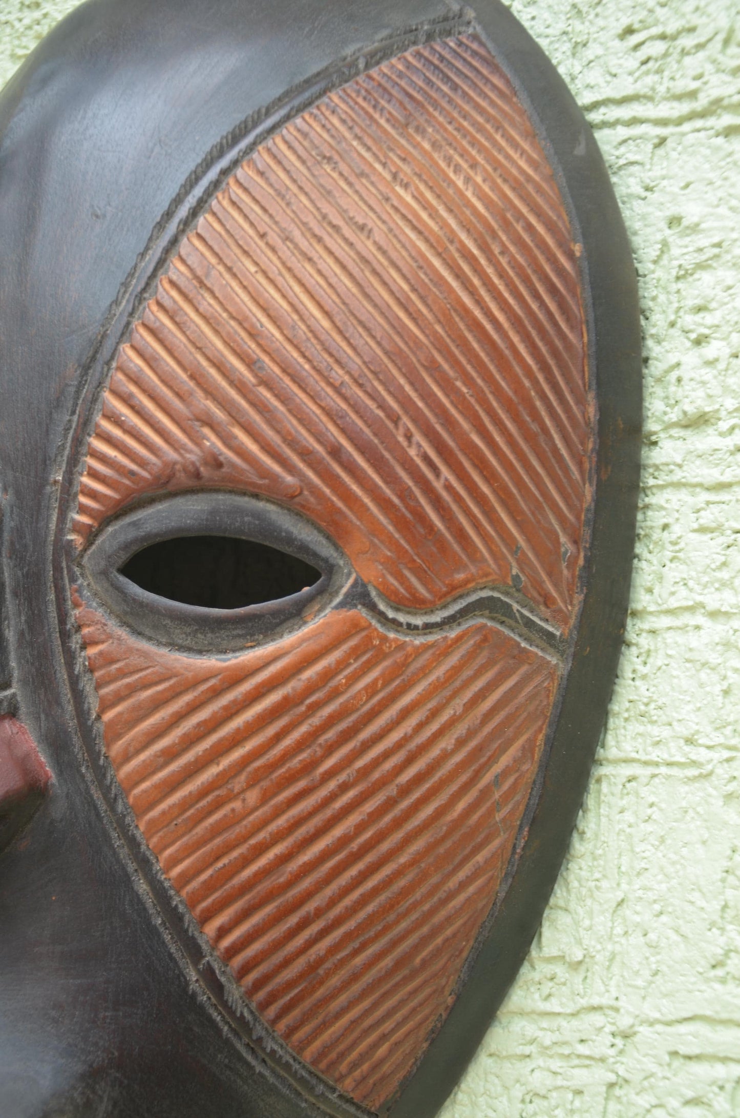 Guro Hornbill Spirit Mask | Authentic Ivory Coast Tribal Art | Hand-Carved Zaouli Decor