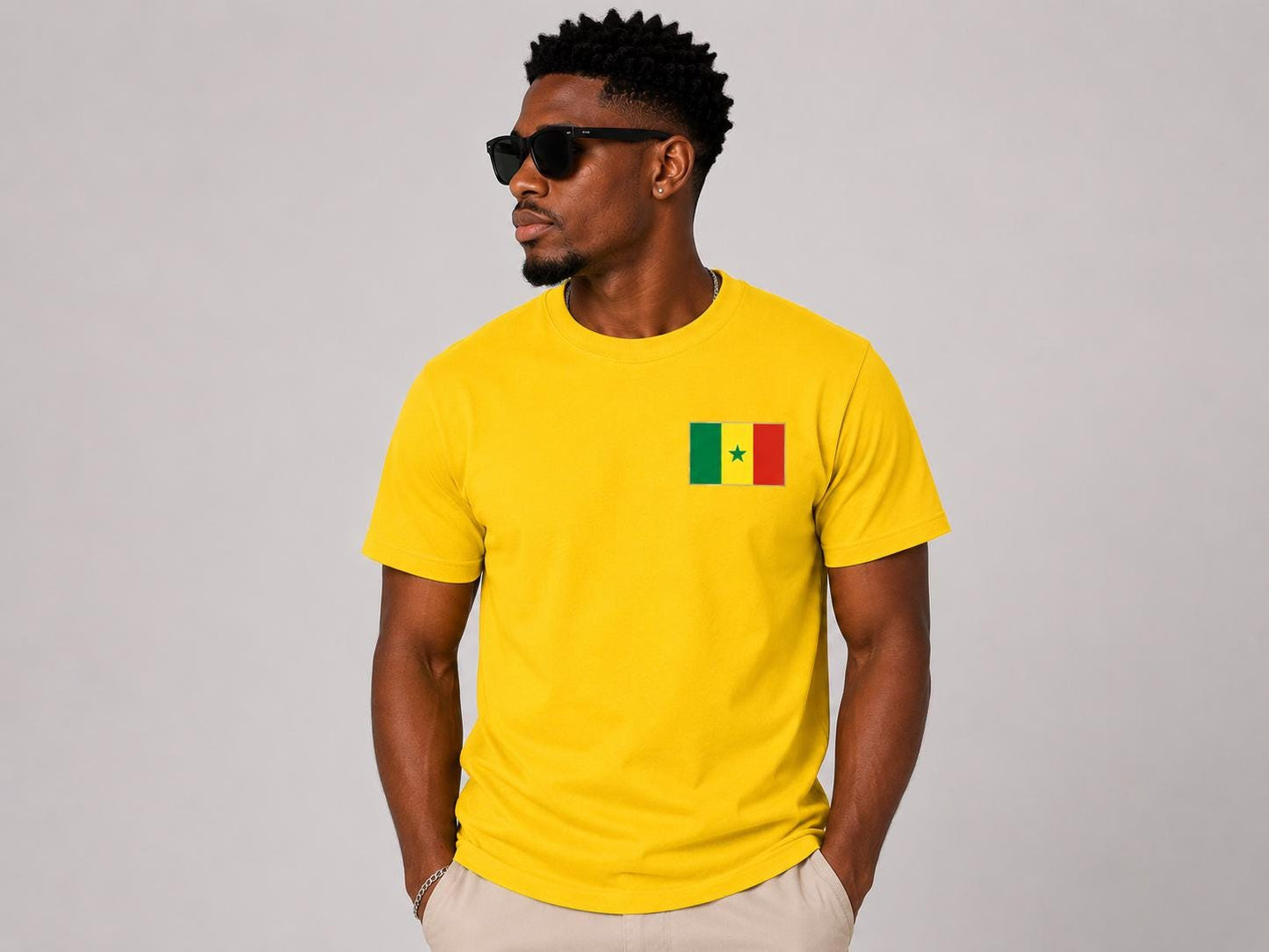 Senegal Football Shirt, Lions of Teranga Fan Shirt, Senegal Soccer Tee, African Football Supporter Shirt, Match Day Apparel Gift