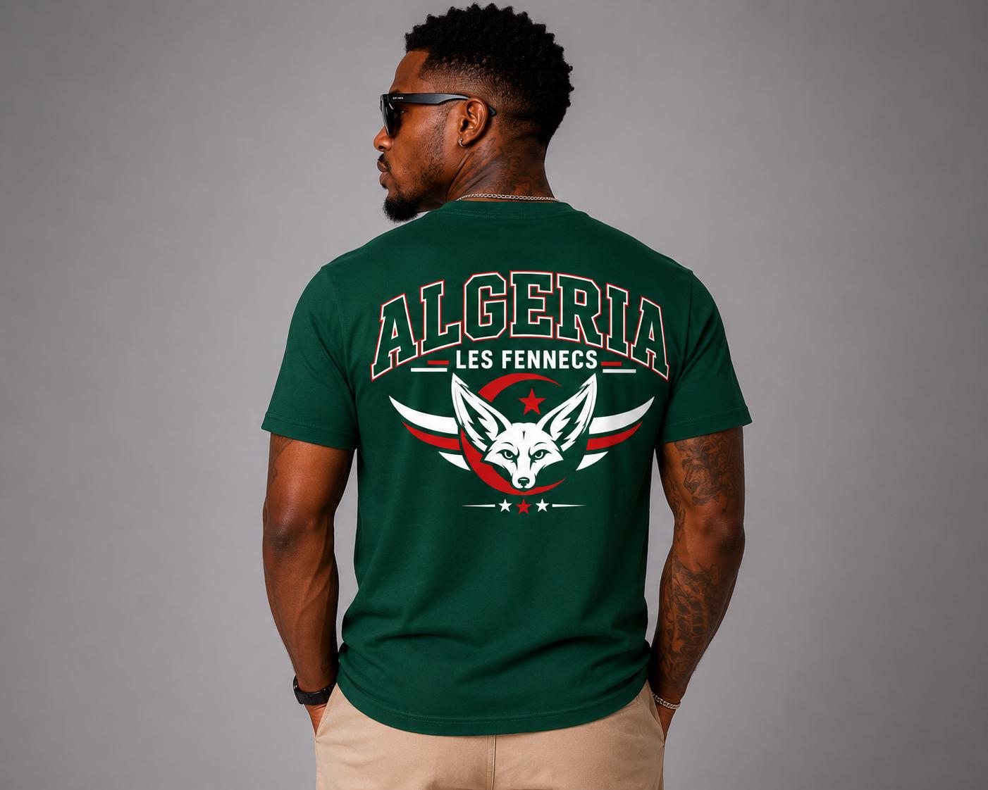 Algeria Football Shirt, Les Fennecs Fan Tee, Soccer Supporter Apparel, Match Day Gift