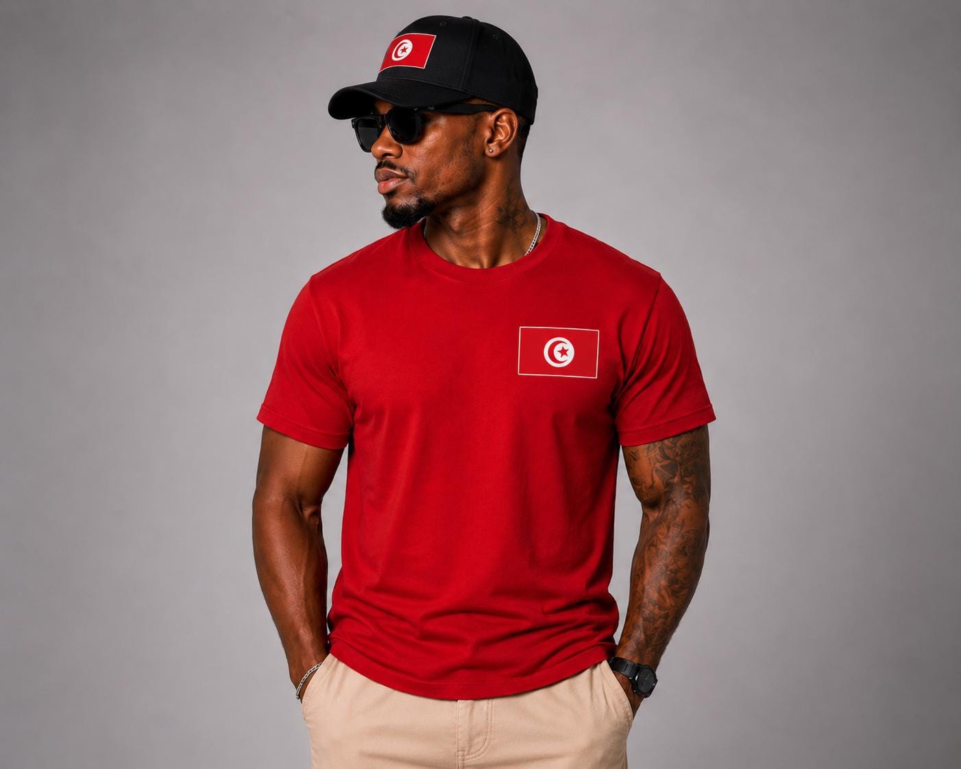 Tunisia Football Shirt, Carthage Eagles Fan Shirt, Tunisia Soccer Tee, African Football Supporter Shirt, Match Day Apparel Gift