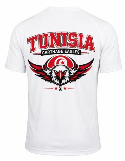 Tunisia Football Jersey | Tunisia Soccer Fan Shirt | Tunisian Pride Jersey | Tunisia Flag Shirt | Soccer Jersey | Gift for Tunisia Fans
