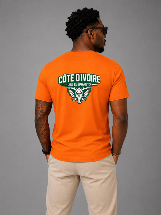 Ivory Coast Football Shirt, Les Elephants Fan Shirt, Côte d'Ivoire Soccer Tee, African Football Supporter Shirt