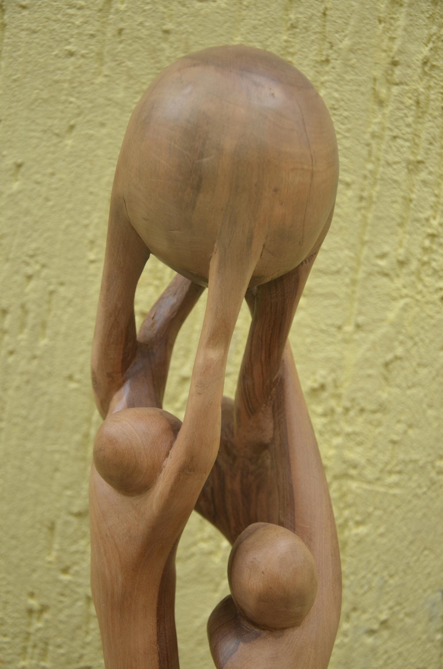 Family Tree Unity Sculpture | Tree of Life Hand-Carved Art | Symbolic Ancestral Decor