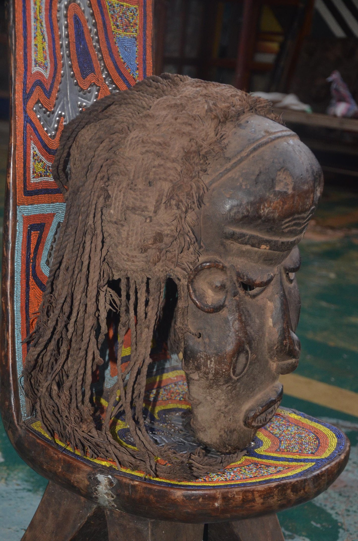 Chokwe Mwana Pwo Mask | Carved Wood Ancestor Art | Central Africa