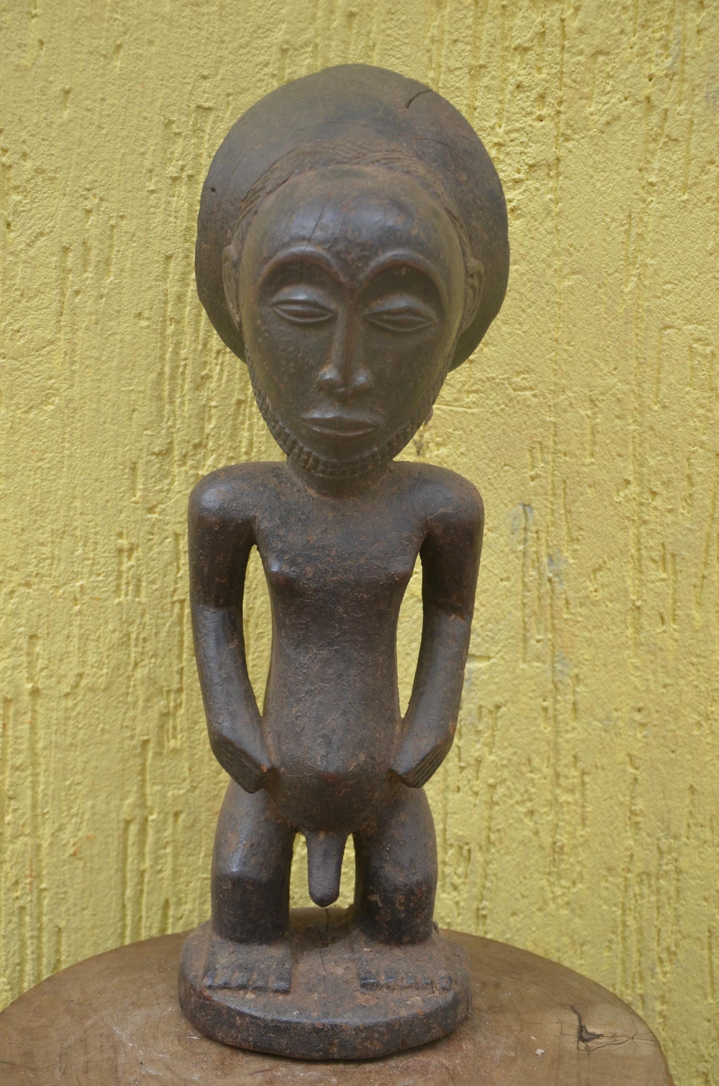 Hemba Singiti Ancestor Statue | Carved Wood Figure | Eastern Congo