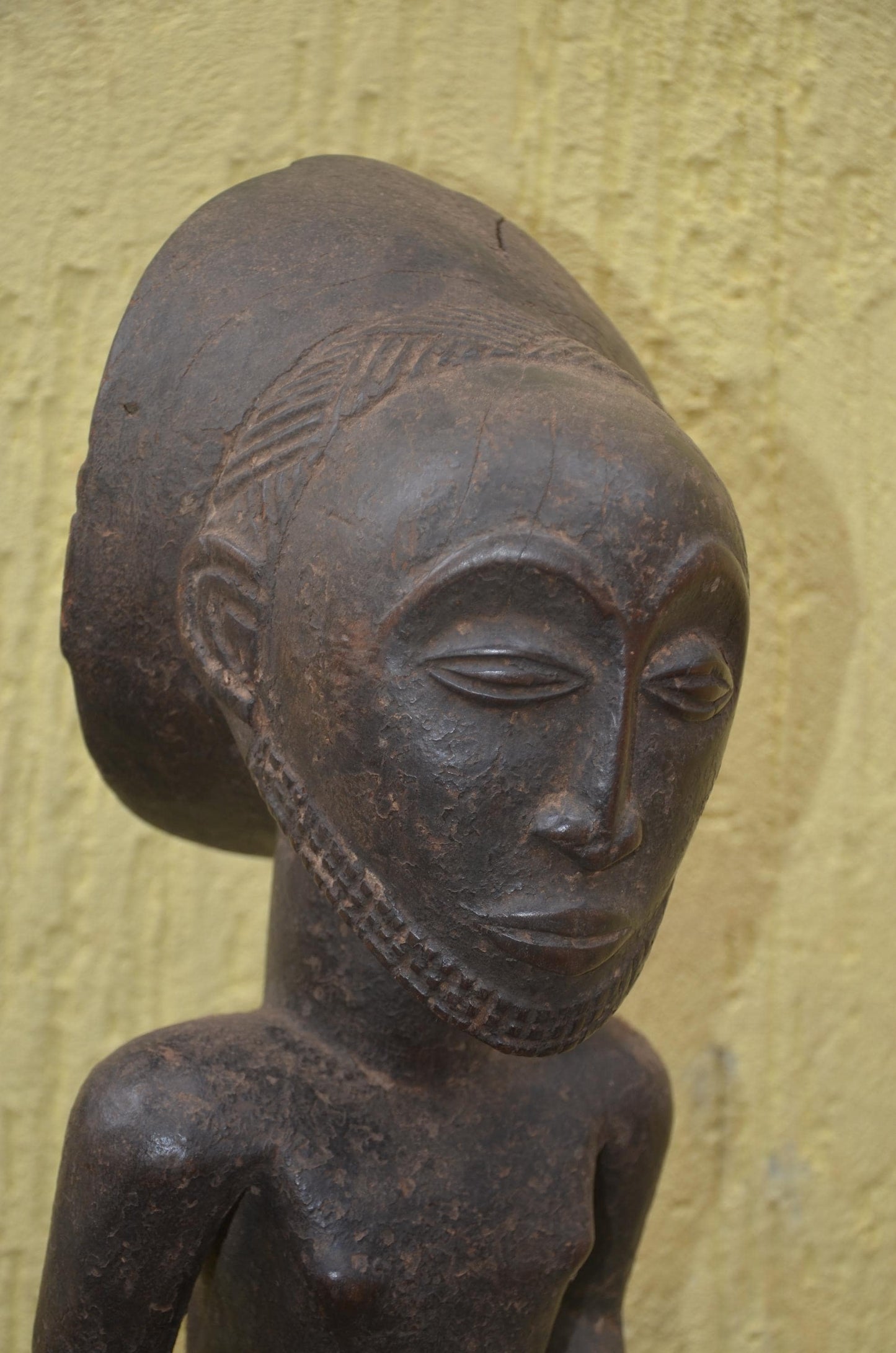 Hemba Singiti Ancestor Statue | Carved Wood Figure | Eastern Congo