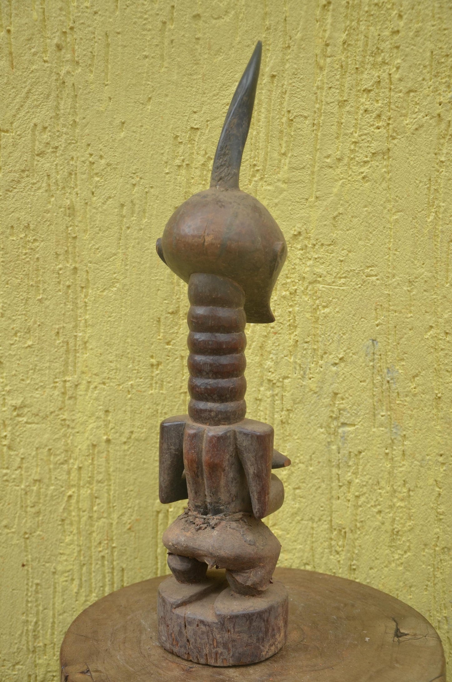 Songye Luba Nkishi Power Figure | Carved Wood Statue | DR Congo