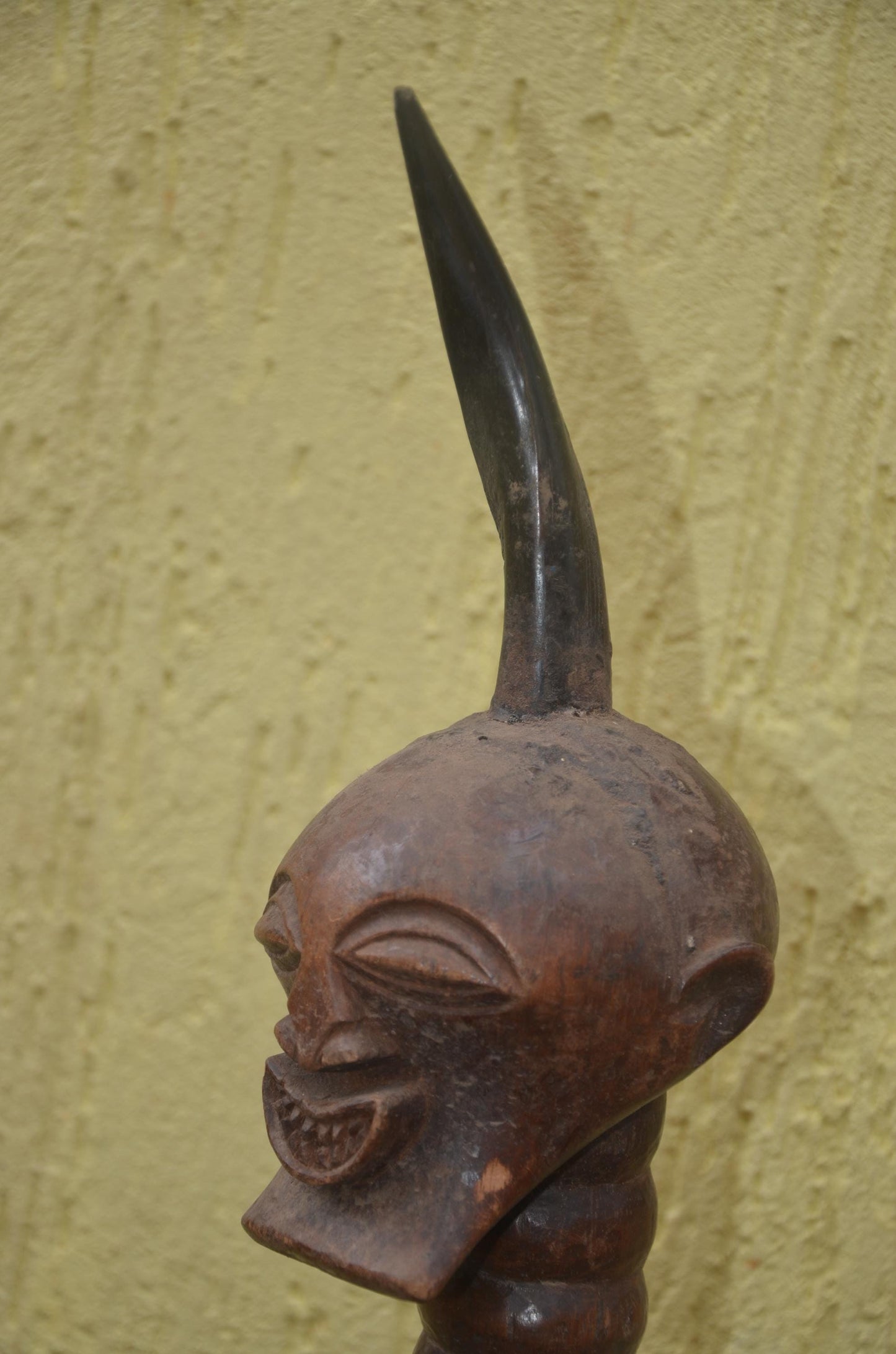 Songye Luba Nkishi Power Figure | Carved Wood Statue | DR Congo