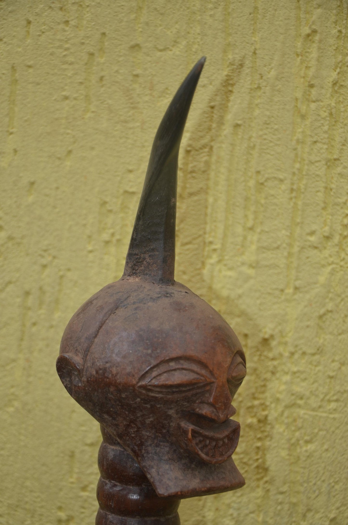 Songye Luba Nkishi Power Figure | Carved Wood Statue | DR Congo