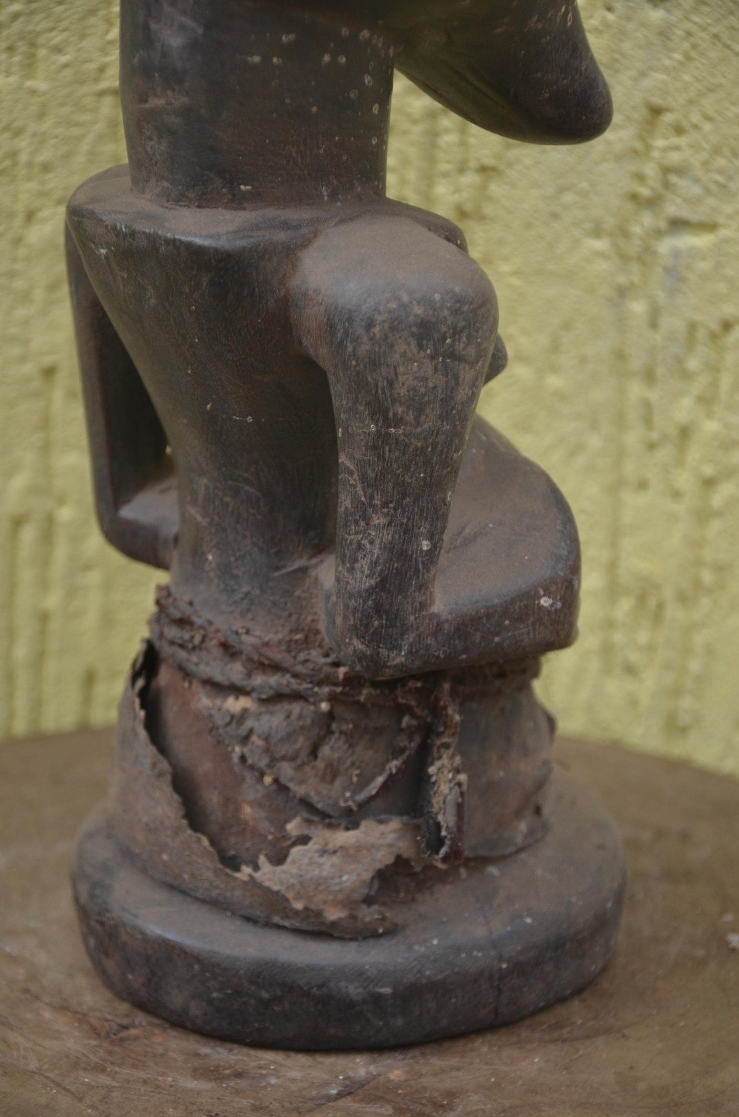 Songye Power Figure | Carved Wood Spirit Statue | Central Africa