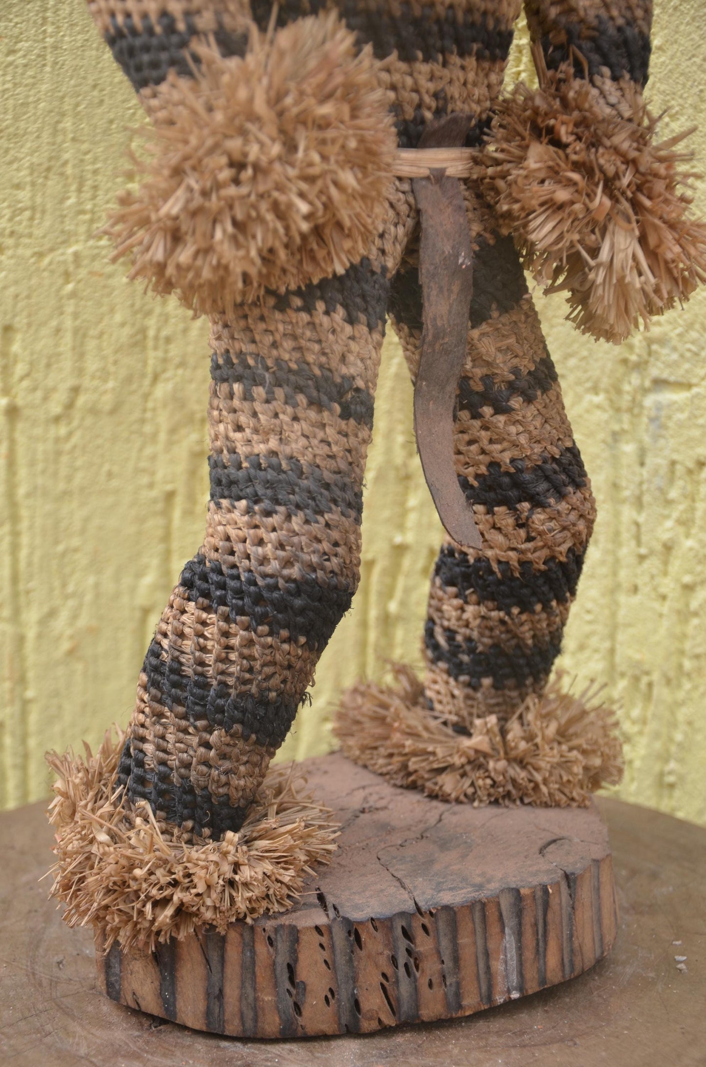 Pende Minganji Dancer Doll | Carved Wood Masquerade Figure | Congo