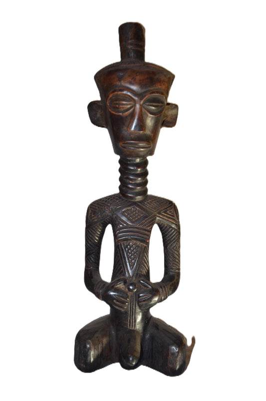 Ndengese Ancestral Figure DRC | African Wood Sculpture | Congo Tribal Statue