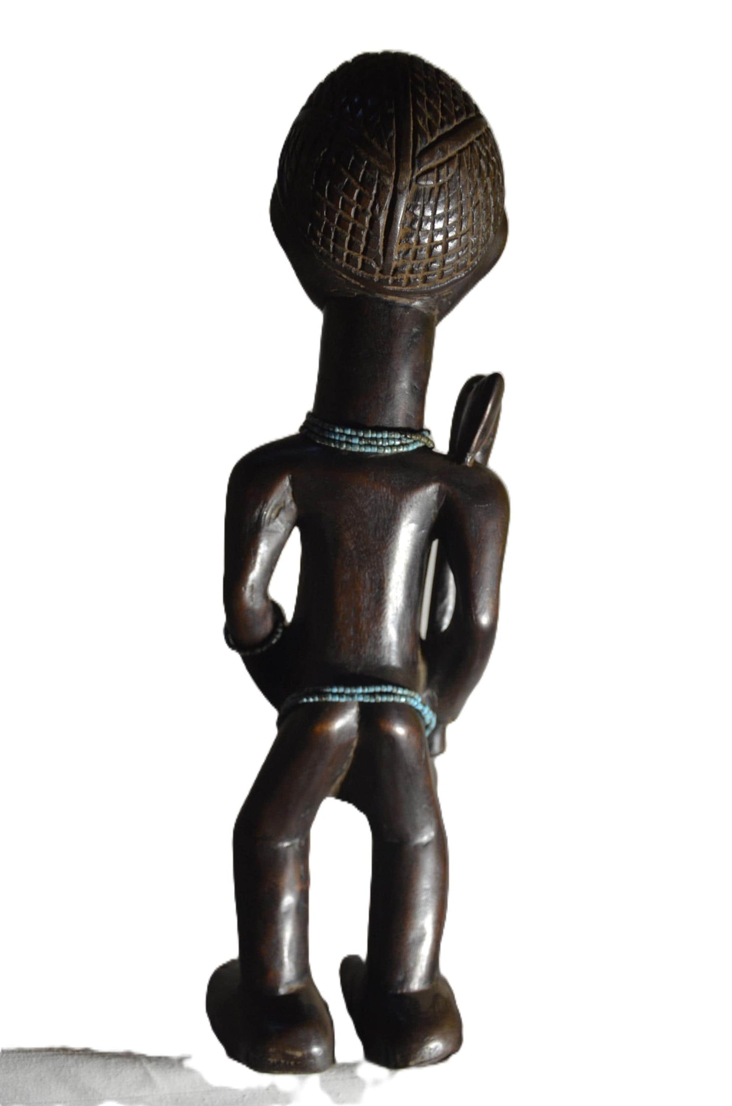 Tabwa Guardian Male Figure DRC | African Wood Sculpture | Congo Tribal Statue