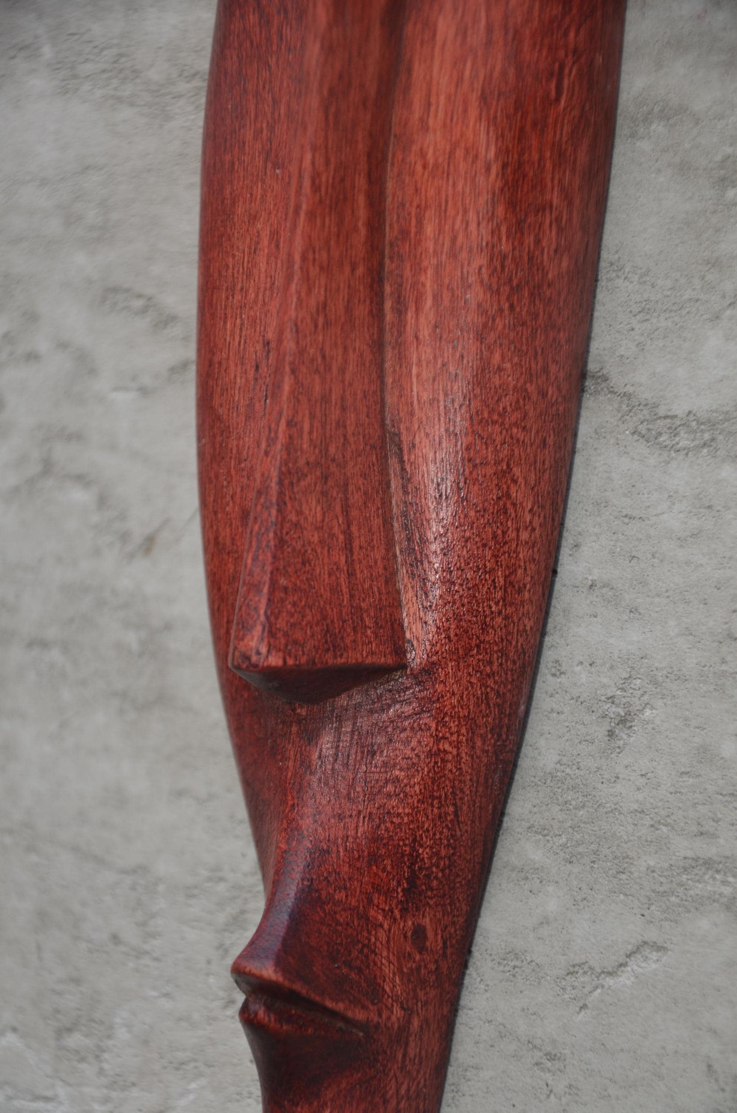 Shona Long-Face Wooden Masks – Pair of Hand-Carved African Tribal Wall Art