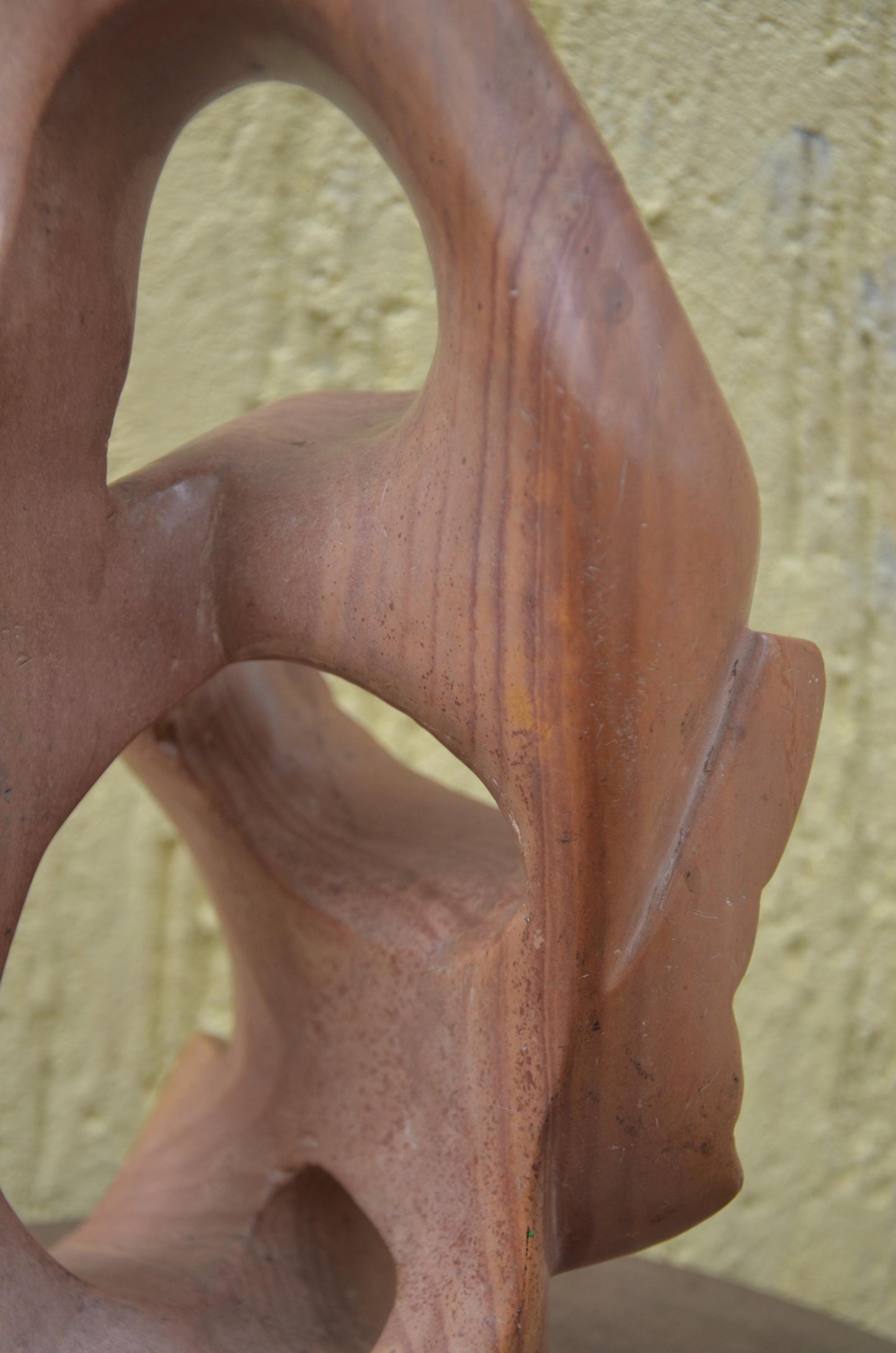 Abstract Bird Sculpture | Hand-Carved African Soapstone Art | Avian Folk Statue