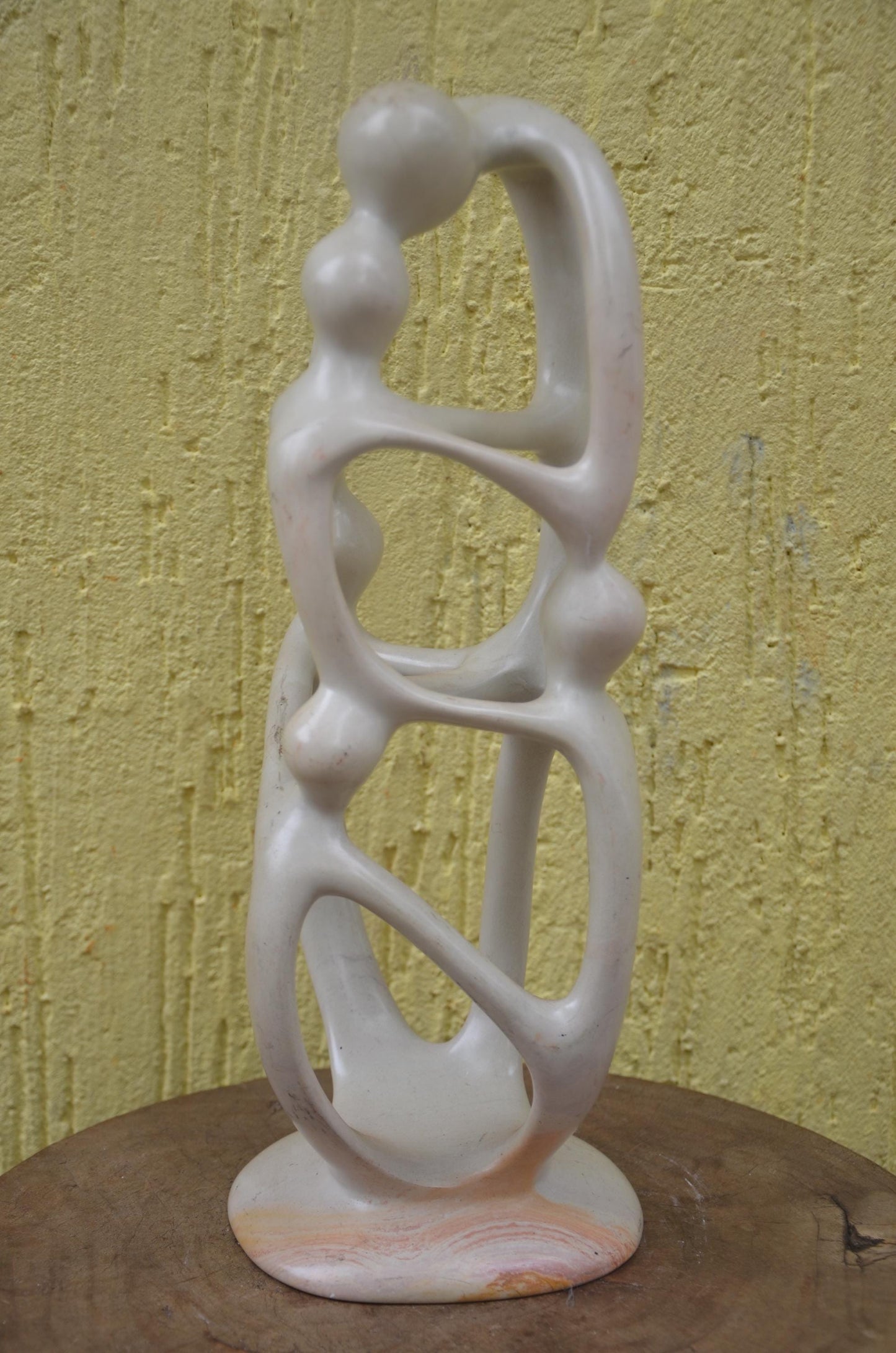 Family Tree Sculpture | Hand-Carved African Soapstone | Unity & Ancestral Decor