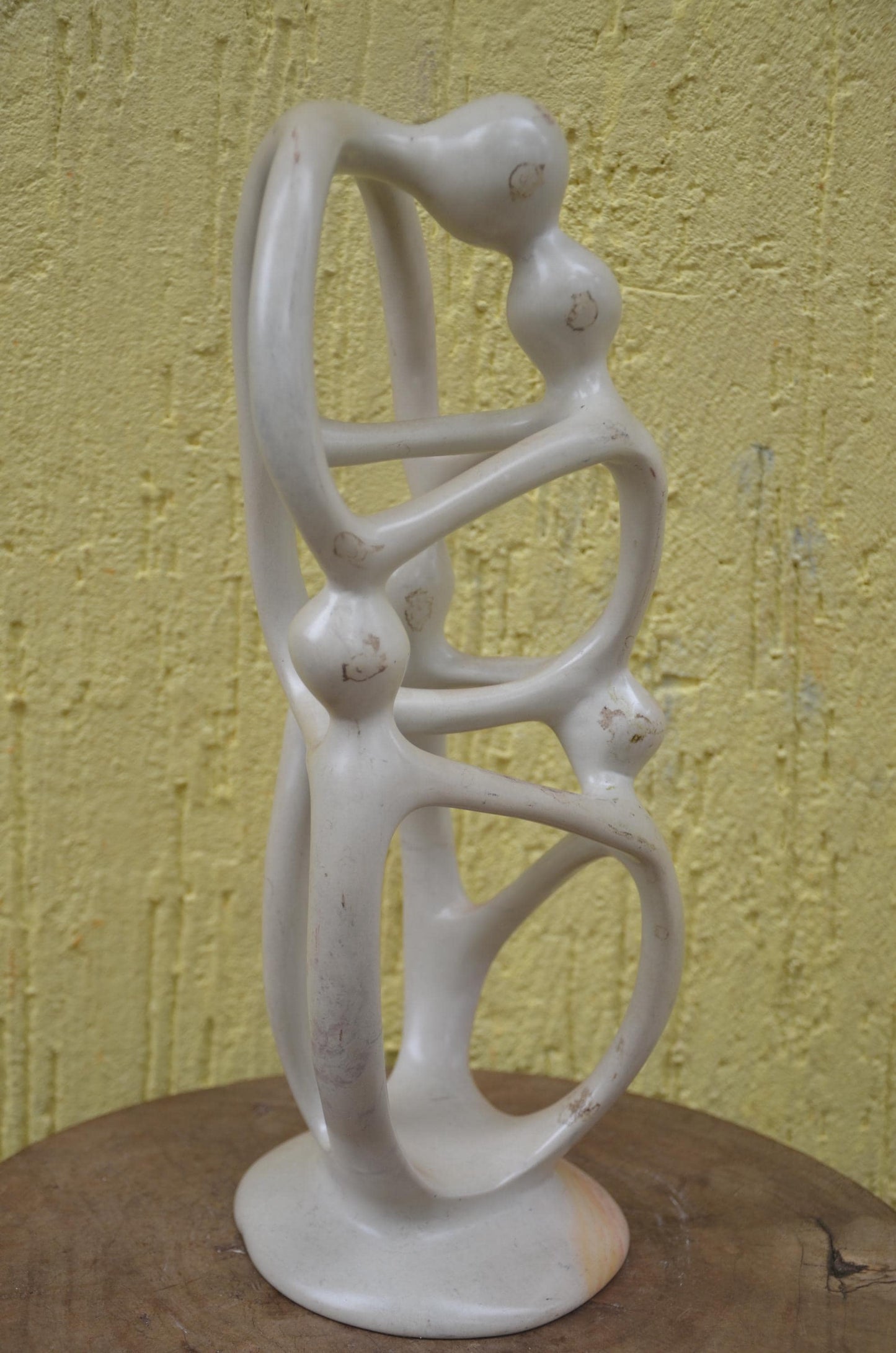 Family Tree Sculpture | Hand-Carved African Soapstone | Unity & Ancestral Decor