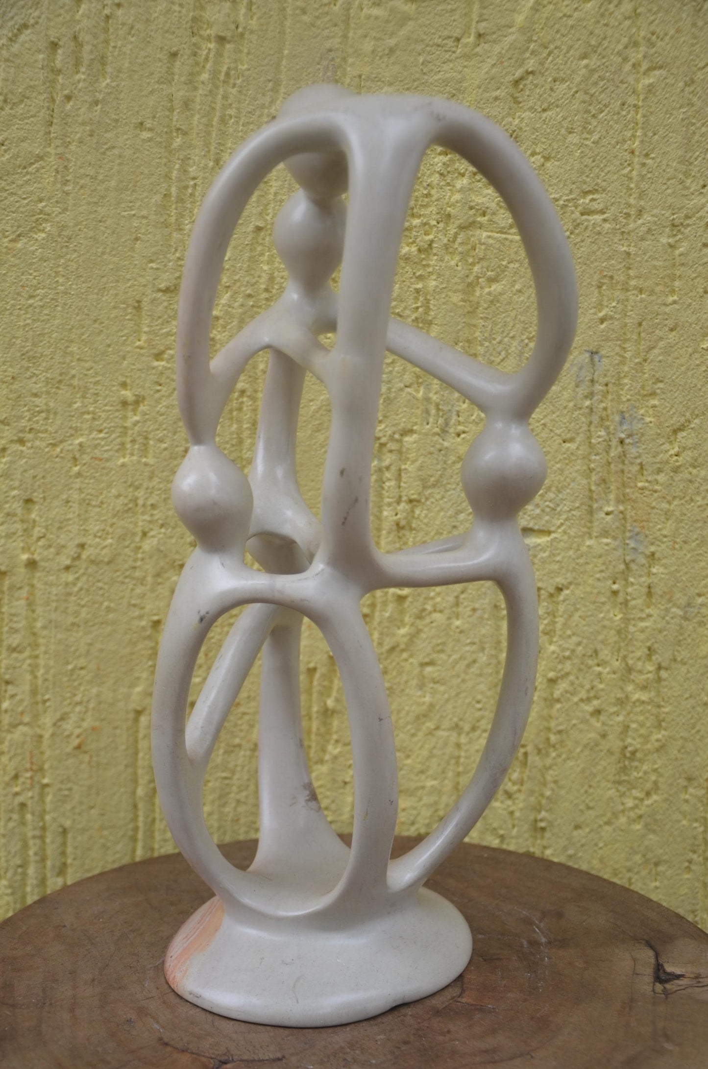 Family Tree Sculpture | Hand-Carved African Soapstone | Unity & Ancestral Decor