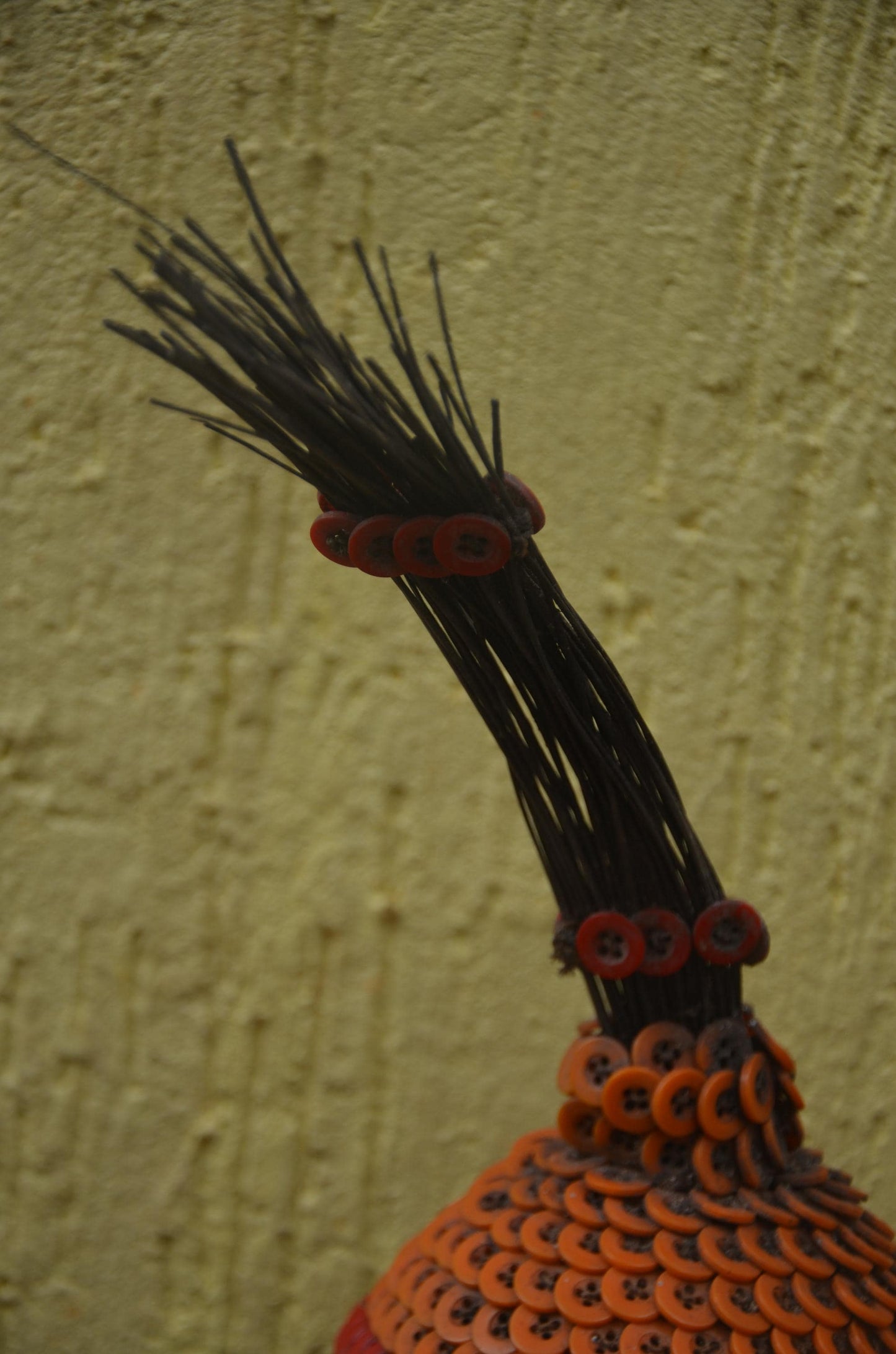 African Lega Ceremonial Hat – Vintage Cowrie Shell Bwami Prestige Cap Congo