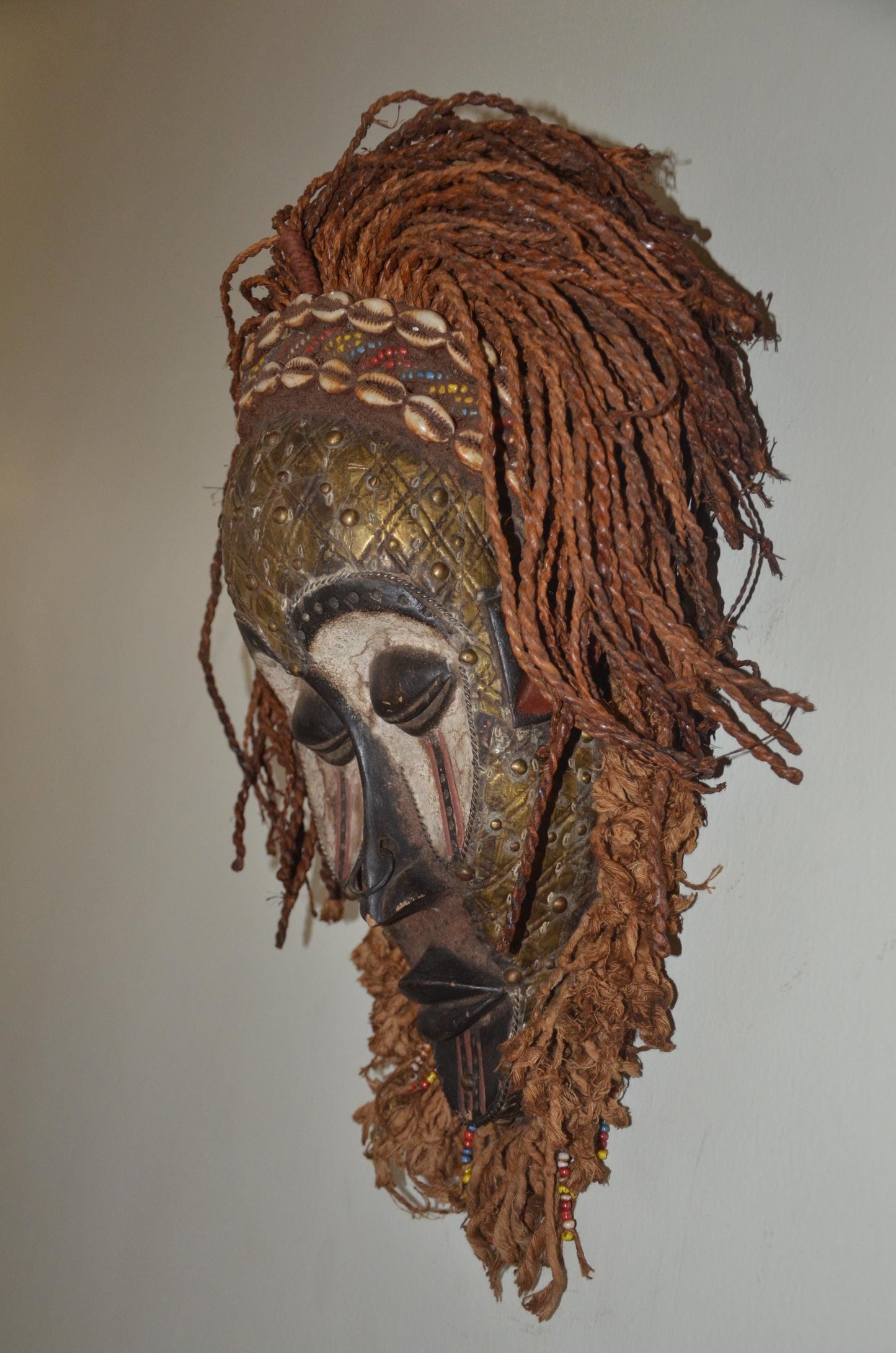 Chokwe Mwana Pwo Mask | Authentic African Power Figure | Hand-Carved Congolese Ritual Art