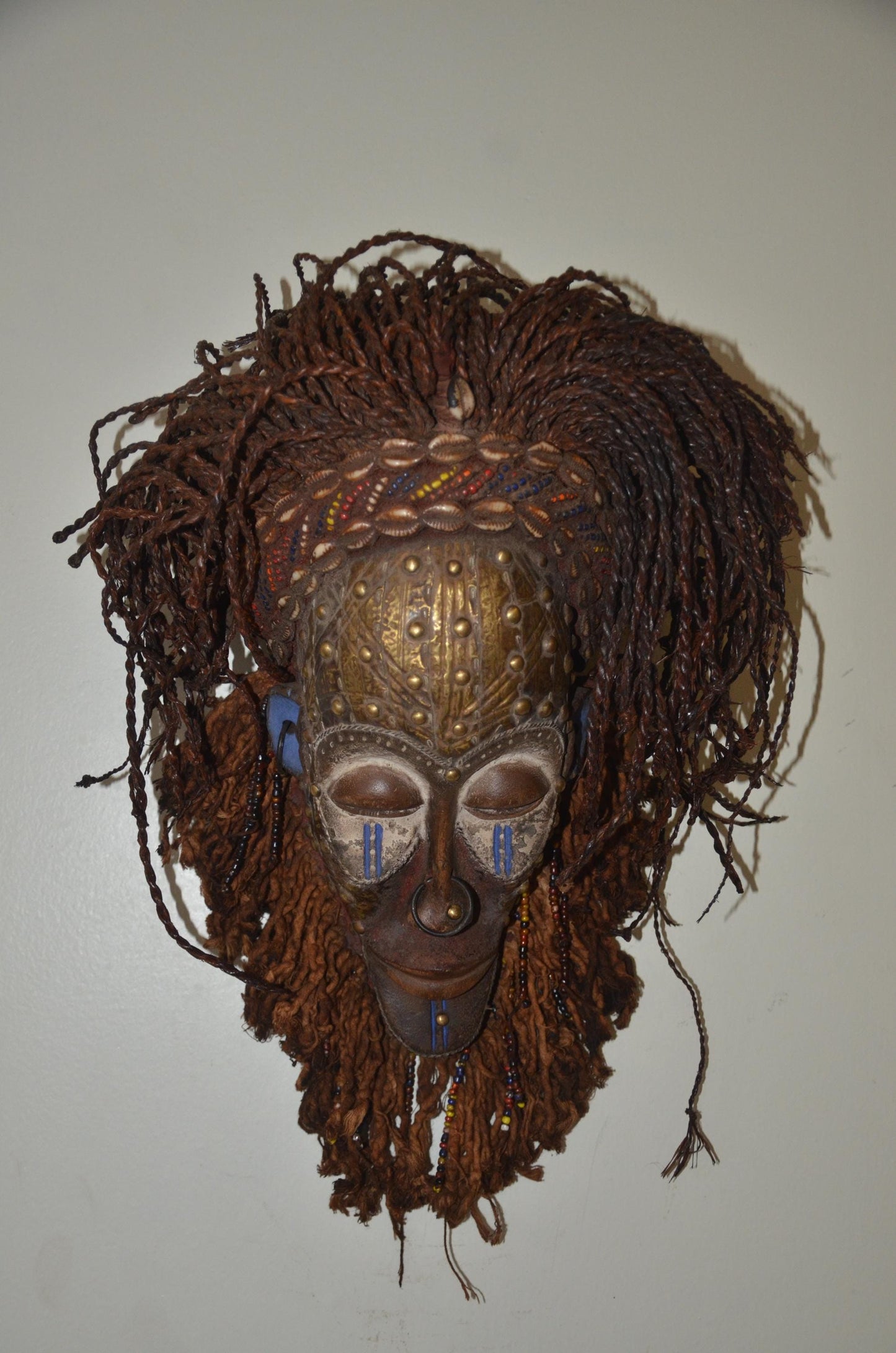 Chokwe Mwana Pwo Mask | Authentic African Ritual Art | Hand-Carved Congolese Portrait