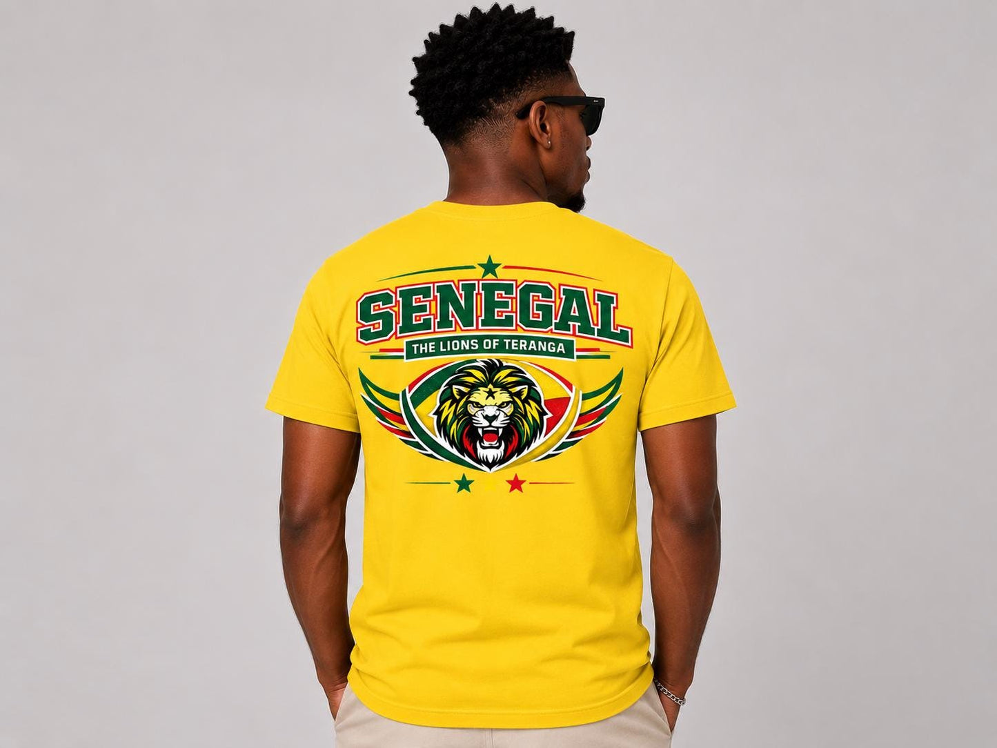 Senegal Football Shirt, Lions of Teranga Fan Shirt, Senegal Soccer Tee, African Football Supporter Shirt, Match Day Apparel Gift