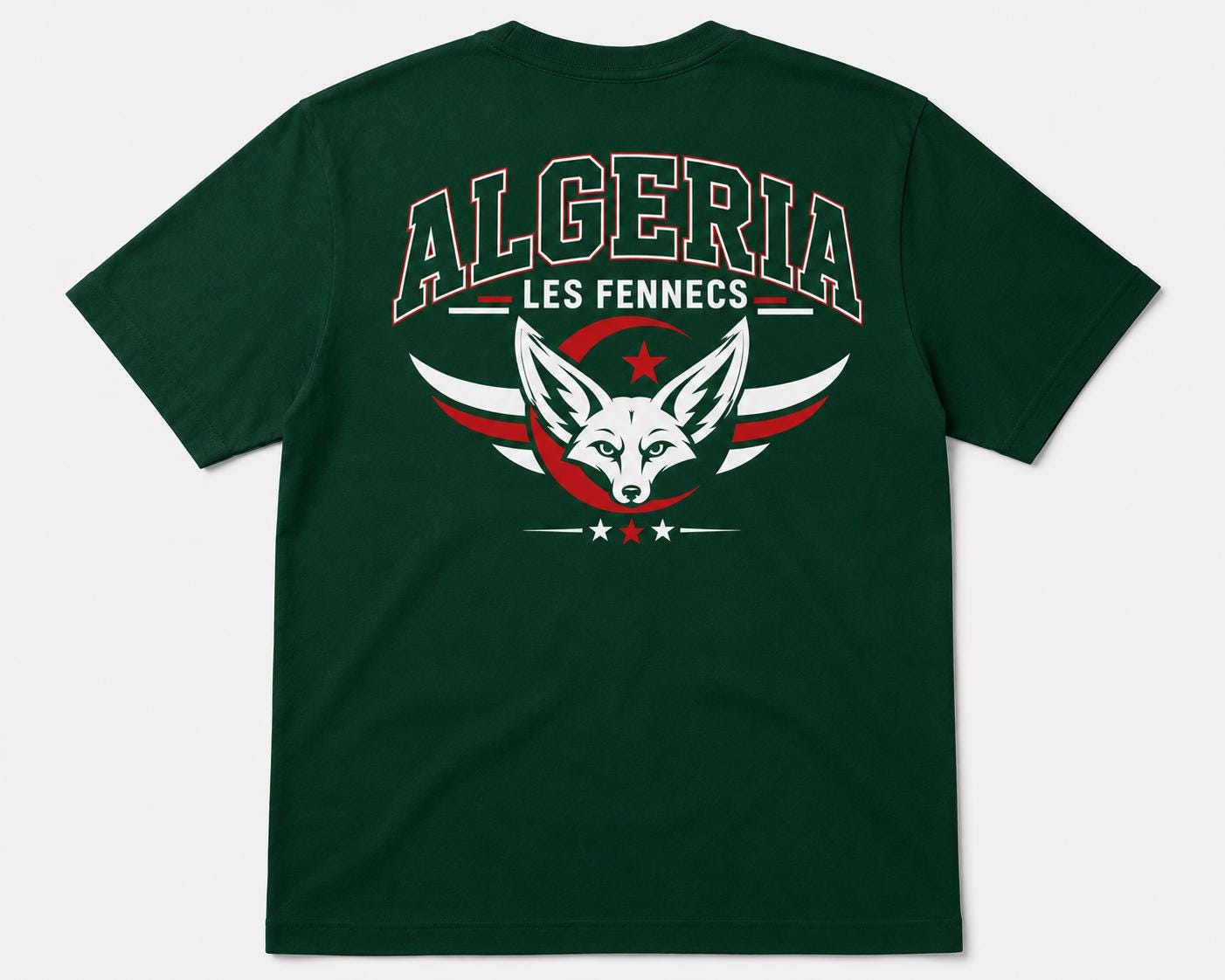 Algeria Football Shirt, Les Fennecs Fan Tee, Soccer Supporter Apparel, Match Day Gift