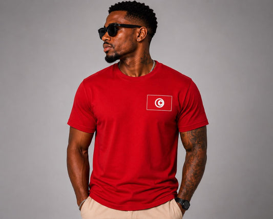 Tunisia Football Shirt, Carthage Eagles Fan Shirt, Tunisia Soccer Tee, African Football Supporter Shirt, Match Day Apparel Gift